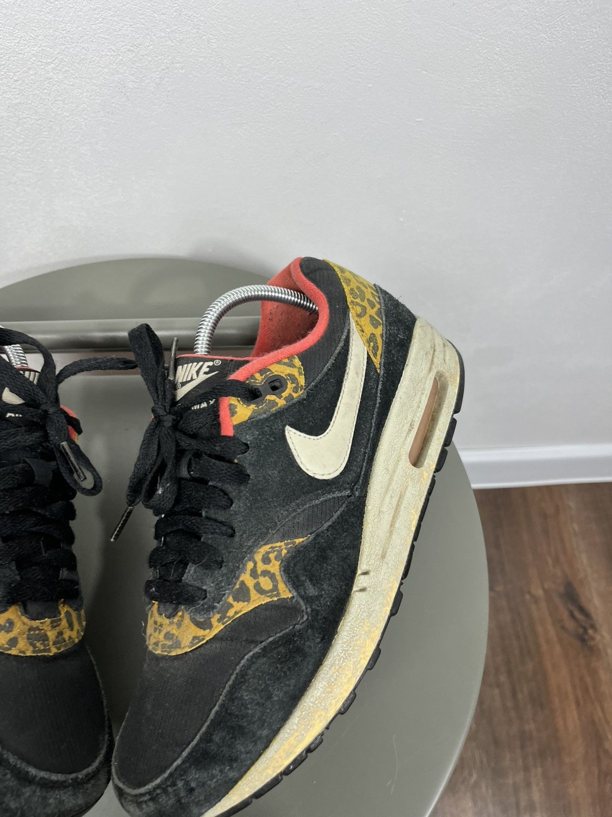 Nike Nike Air Max 1 Leopard Print Black Red 38.5 US 7.5 Sneakers Size US 7.5 / IT 37.5 - 3 Thumbnail