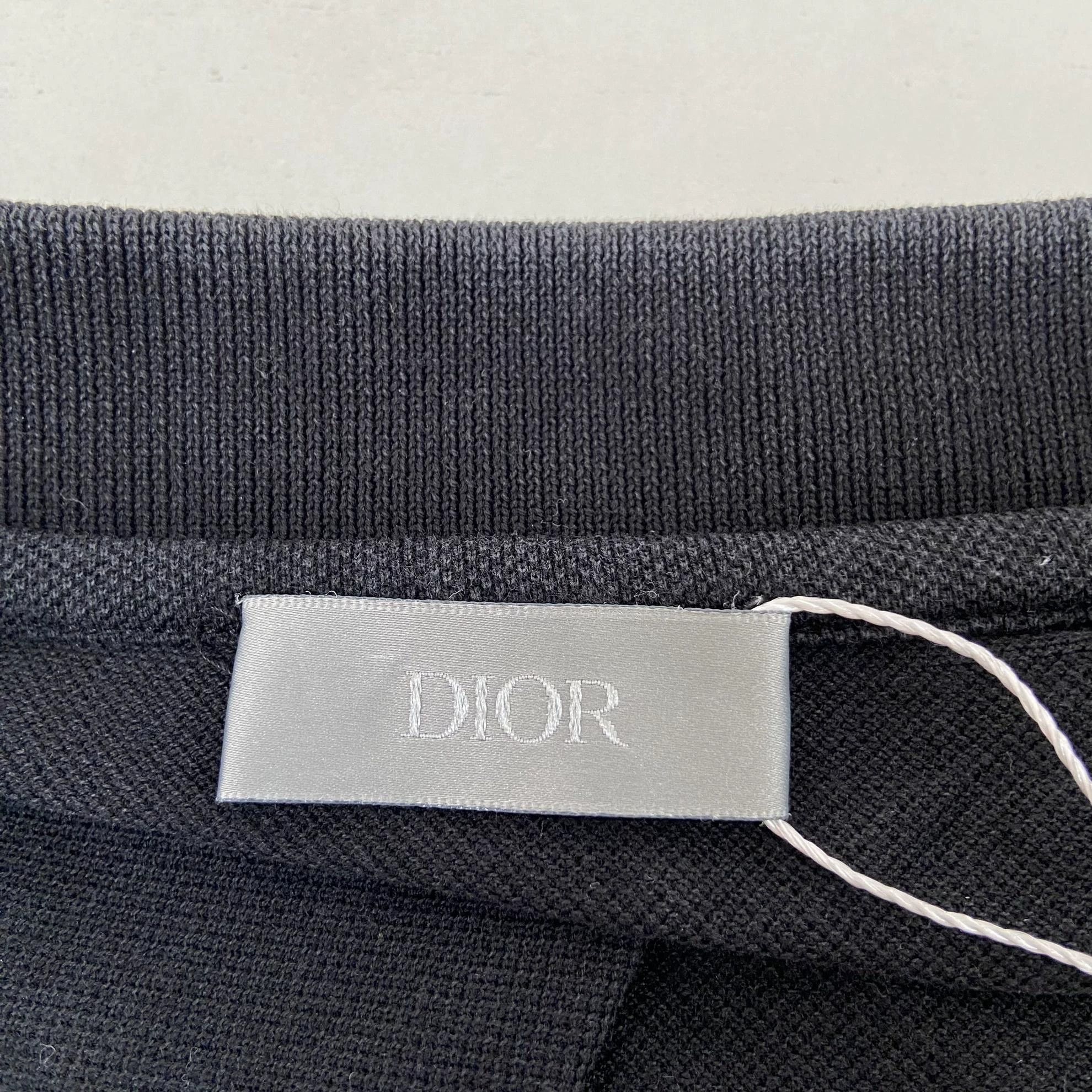 Dior Dior Black Collared Tee L 5153 Size US L / EU 52-54 / 3 - 5 Thumbnail