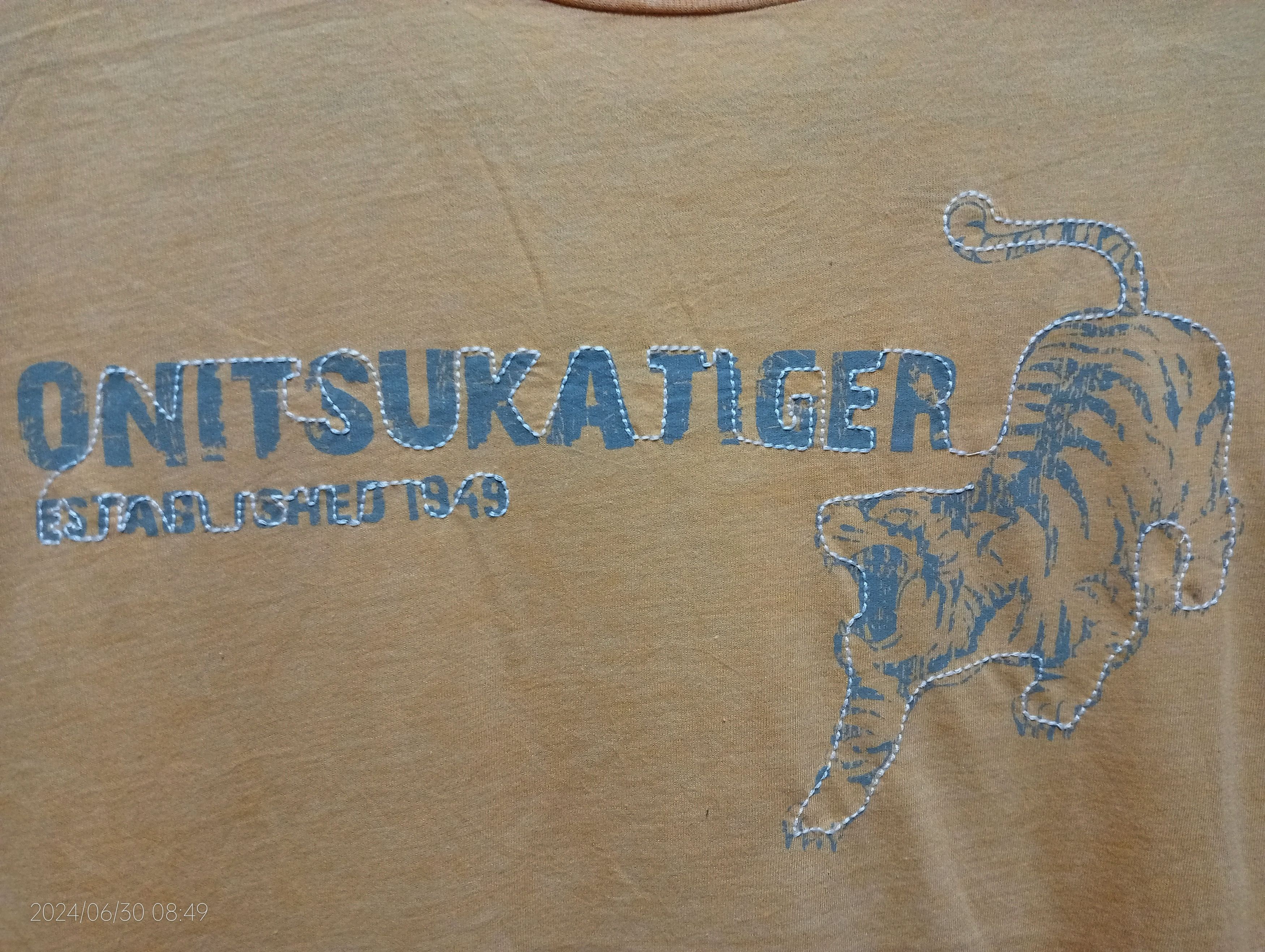 Onitsuka Tiger Vintage Onitsuka Tiger Long Sleeve Tshirt Size US M / EU 48-50 / 2 - 6 Thumbnail