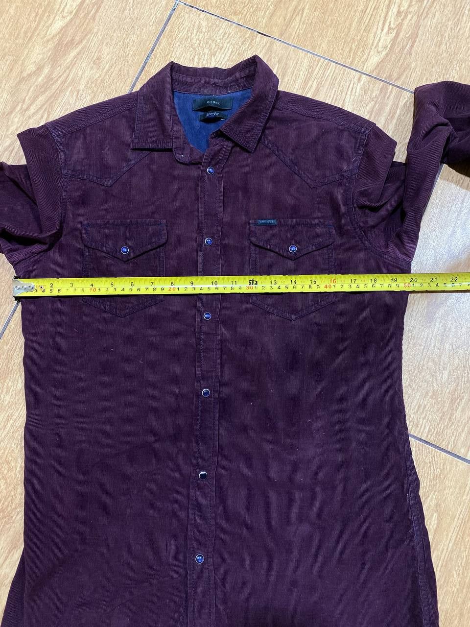 Diesel Vintage Shirt slim fit purple Y2K Diesel streetwear Size US M / EU 48-50 / 2 - 12 Thumbnail