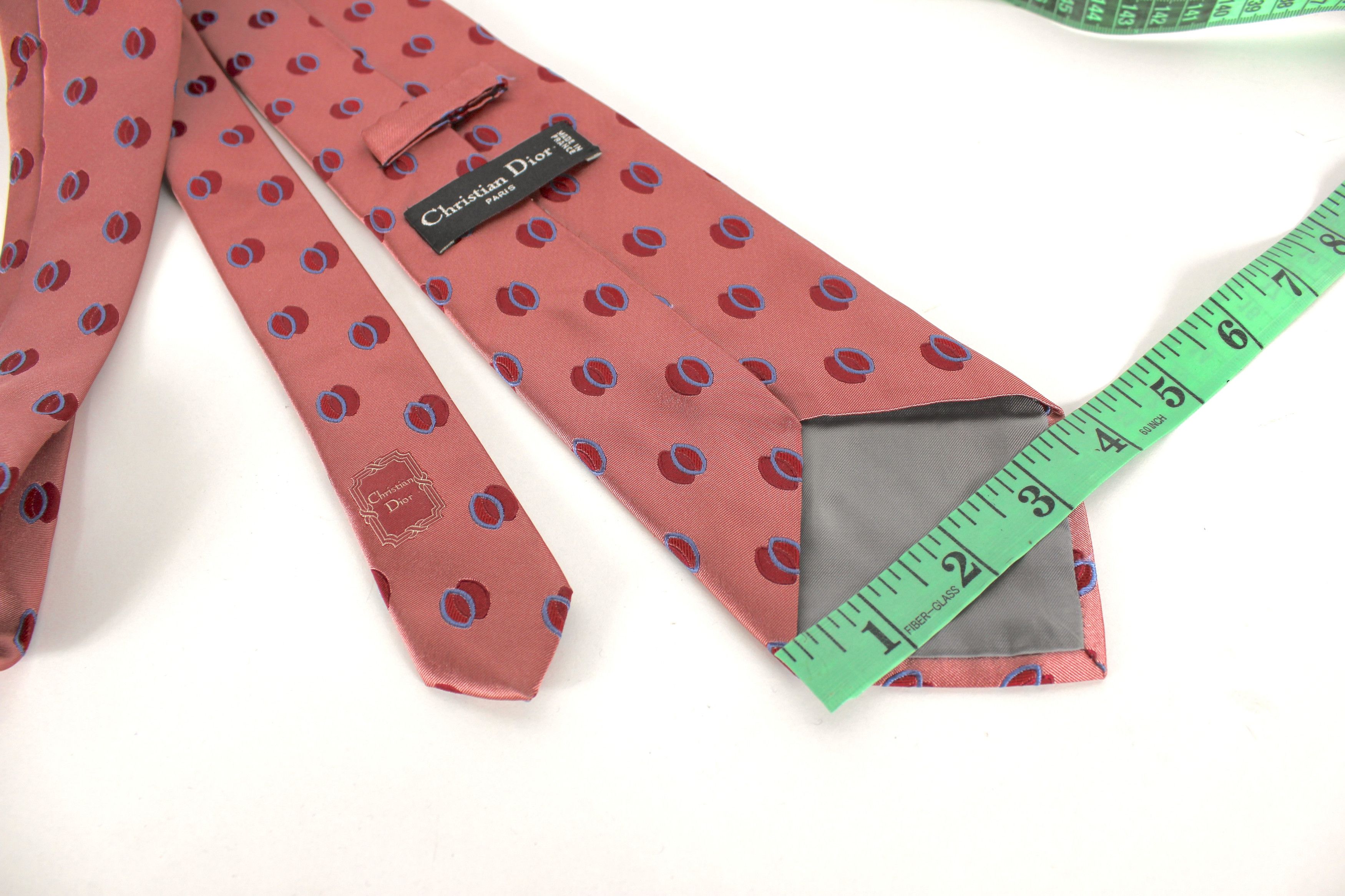 Dior Christian Dior Silk Tie Geometric Print Size ONE SIZE - 6 Thumbnail