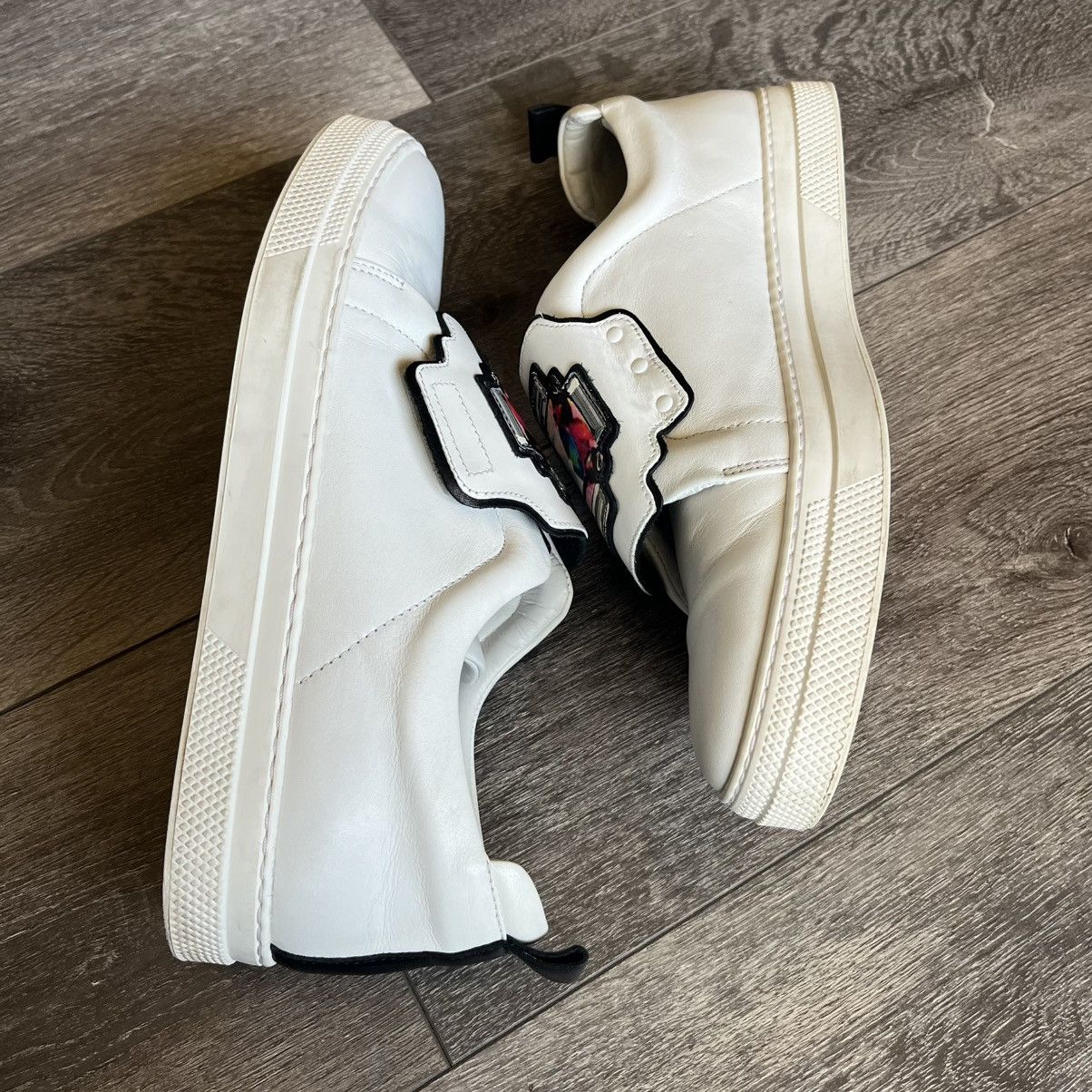 Designer × Pierre Hardy Pierre Hardy LS04 Gem Slider Leather Low Sneakers Size US 7 / EU 40 - 3 Thumbnail