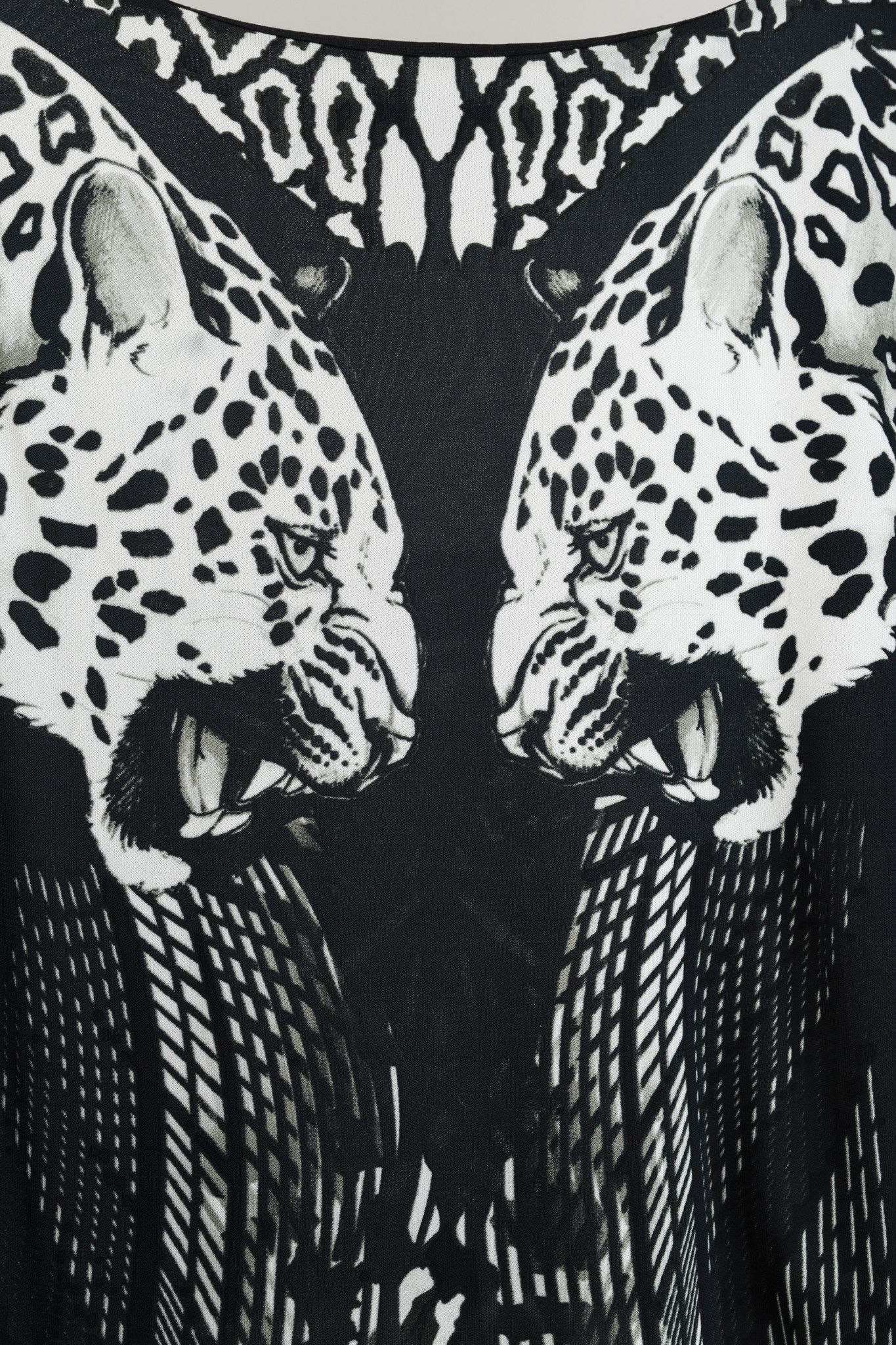 Roberto Cavalli Roberto Cavalli Black Jungle Animal Print Tank Dress Size M / US 6-8 / IT 42-44 - 8 Thumbnail