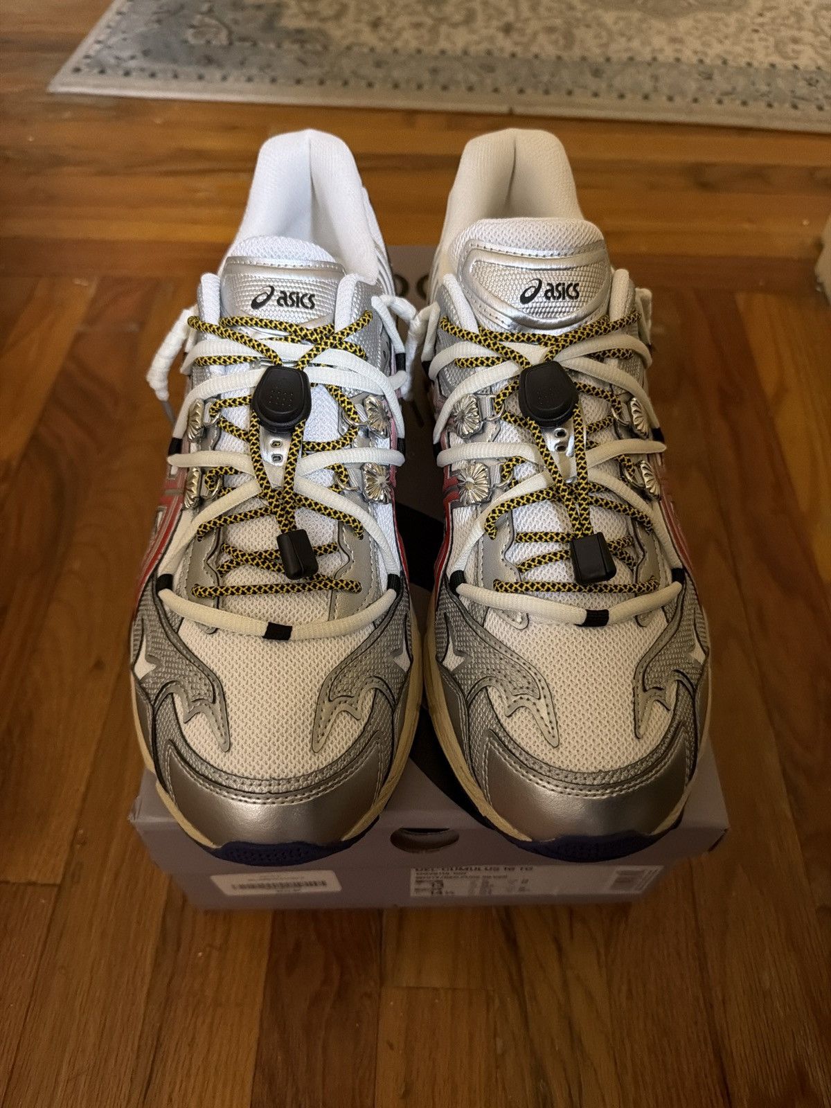 Asics TOGA x ASICS Gel Cumulus 16 TG 'White Red Pure Silver' Size US 13 / EU 46 - 3 Thumbnail