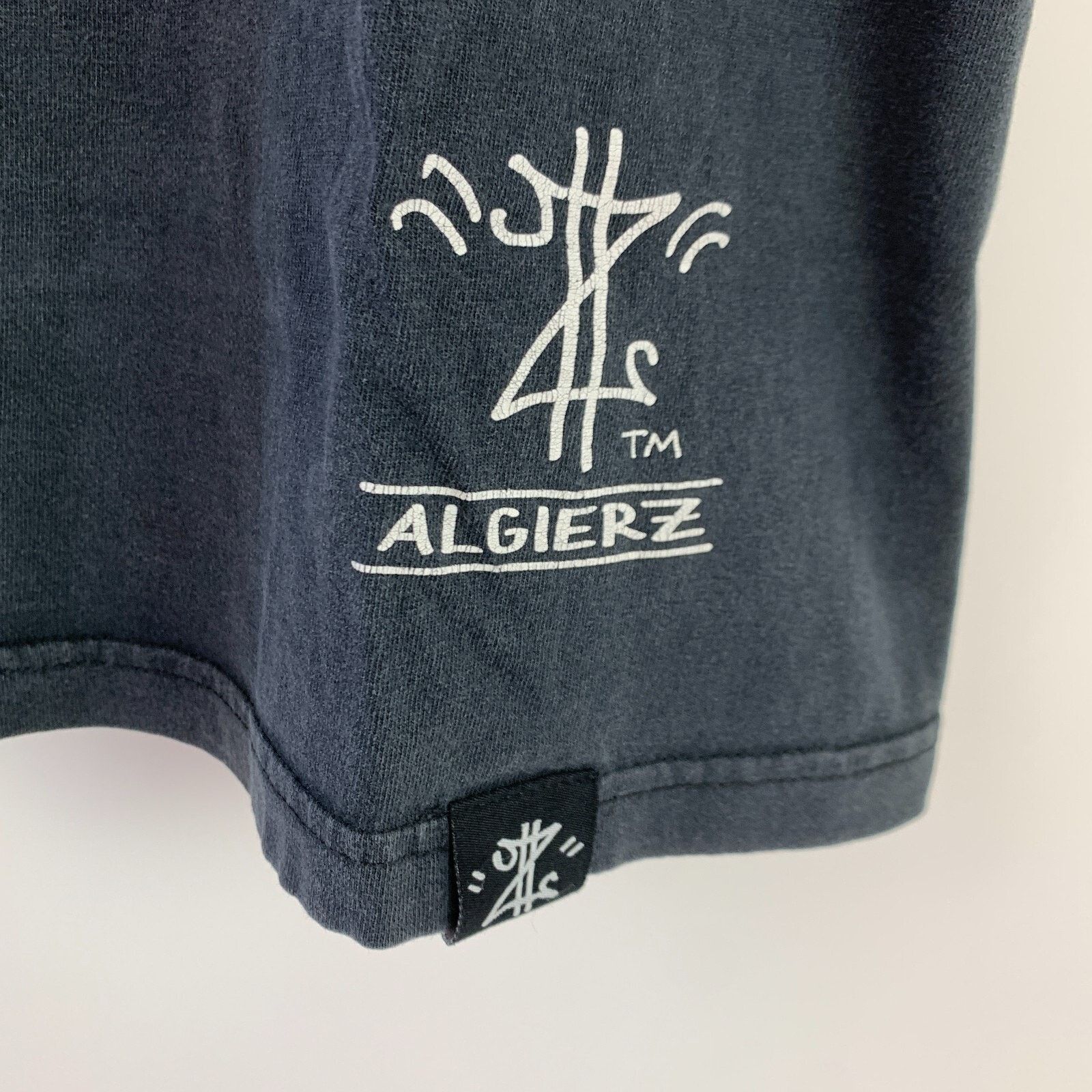 Vintage Algierz Triller Than You'll Ever Be Gray Skater White Tee Size US L / EU 52-54 / 3 - 4 Thumbnail
