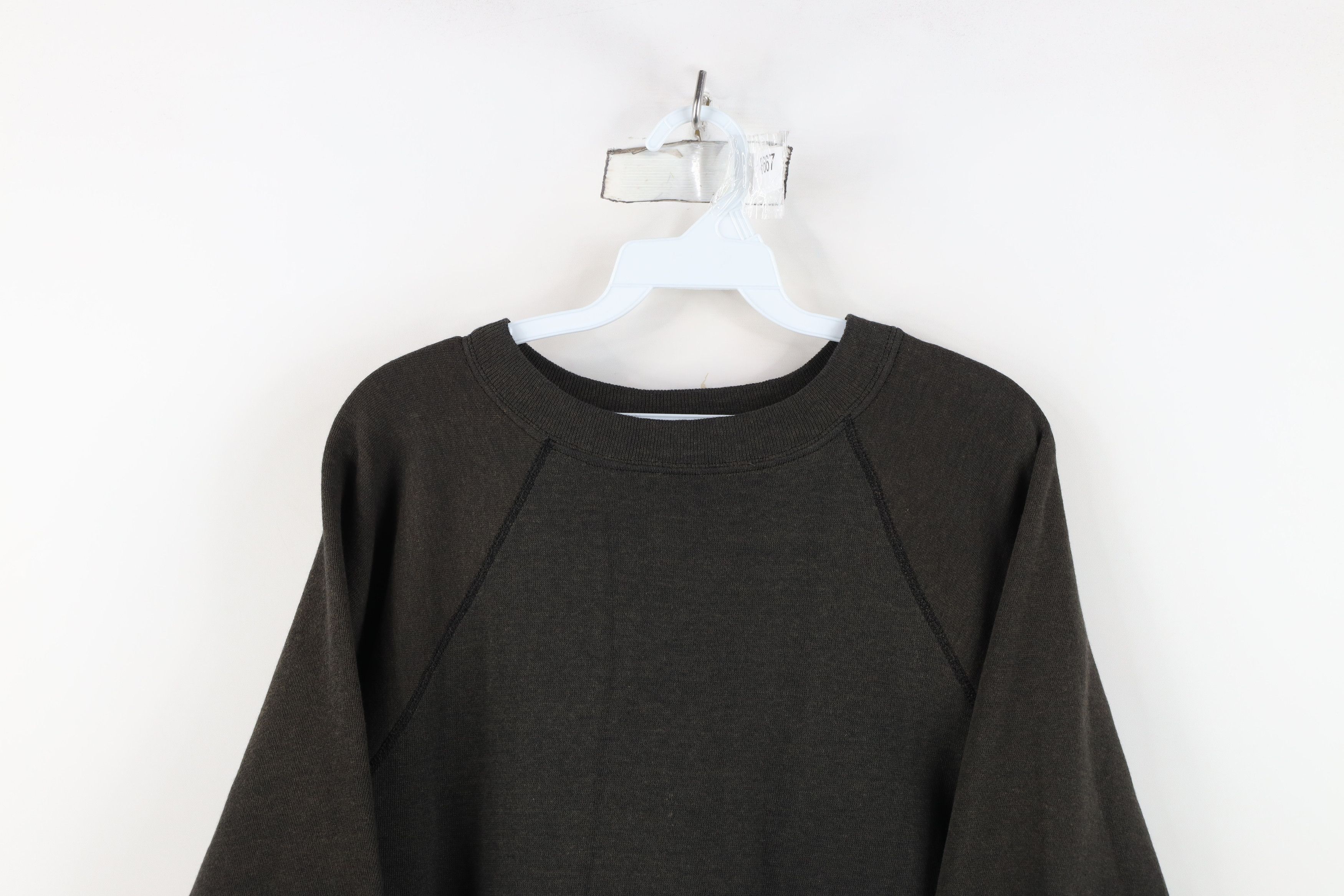 Vintage Vintage 70s 80s Streetwear Blank Raglan Crewneck Sweatshirt Size S / US 4 / IT 40 - 2 Thumbnail