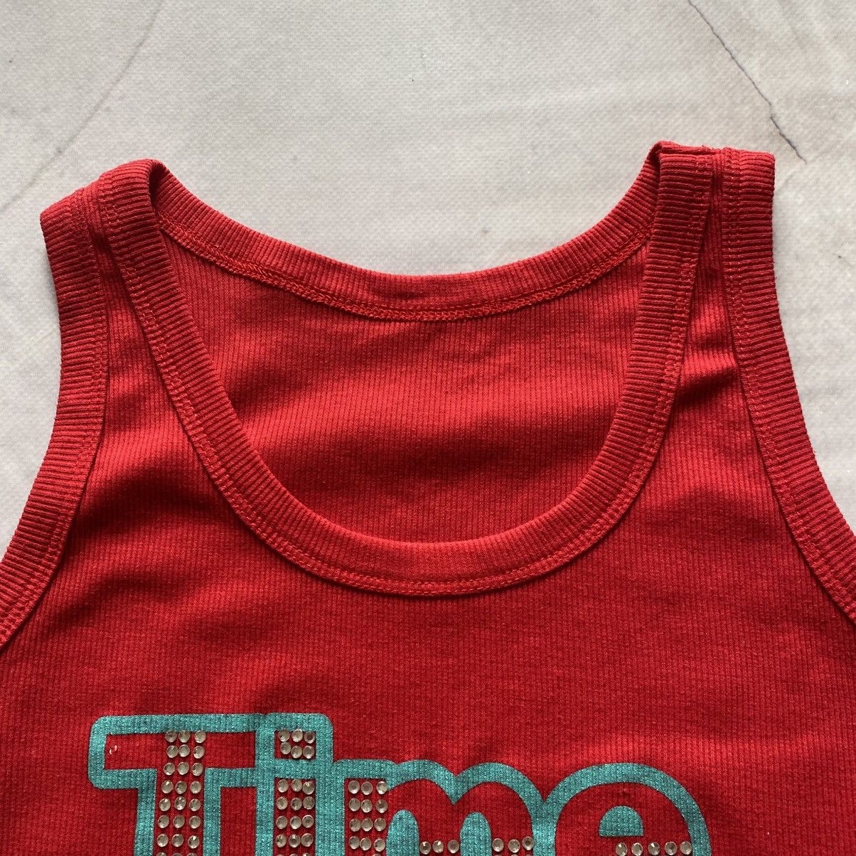 Cop Copine × Hysteric Glamour × Sarah Pacini Cute Time For Love Hysteric Glamour Style Vintage Tank Top Size M / US 6-8 / IT 42-44 - 4 Thumbnail