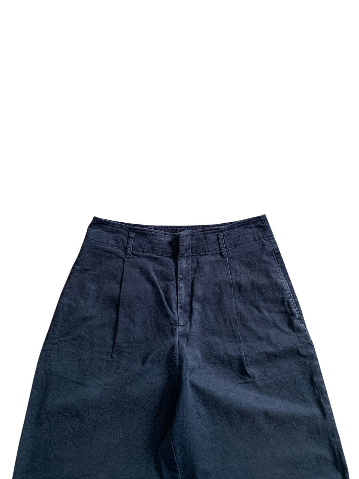 Yohji Yamamoto Uniqlo Twill Pleated Wide Leg Pants Size US 30 / EU 46 - 4 Thumbnail