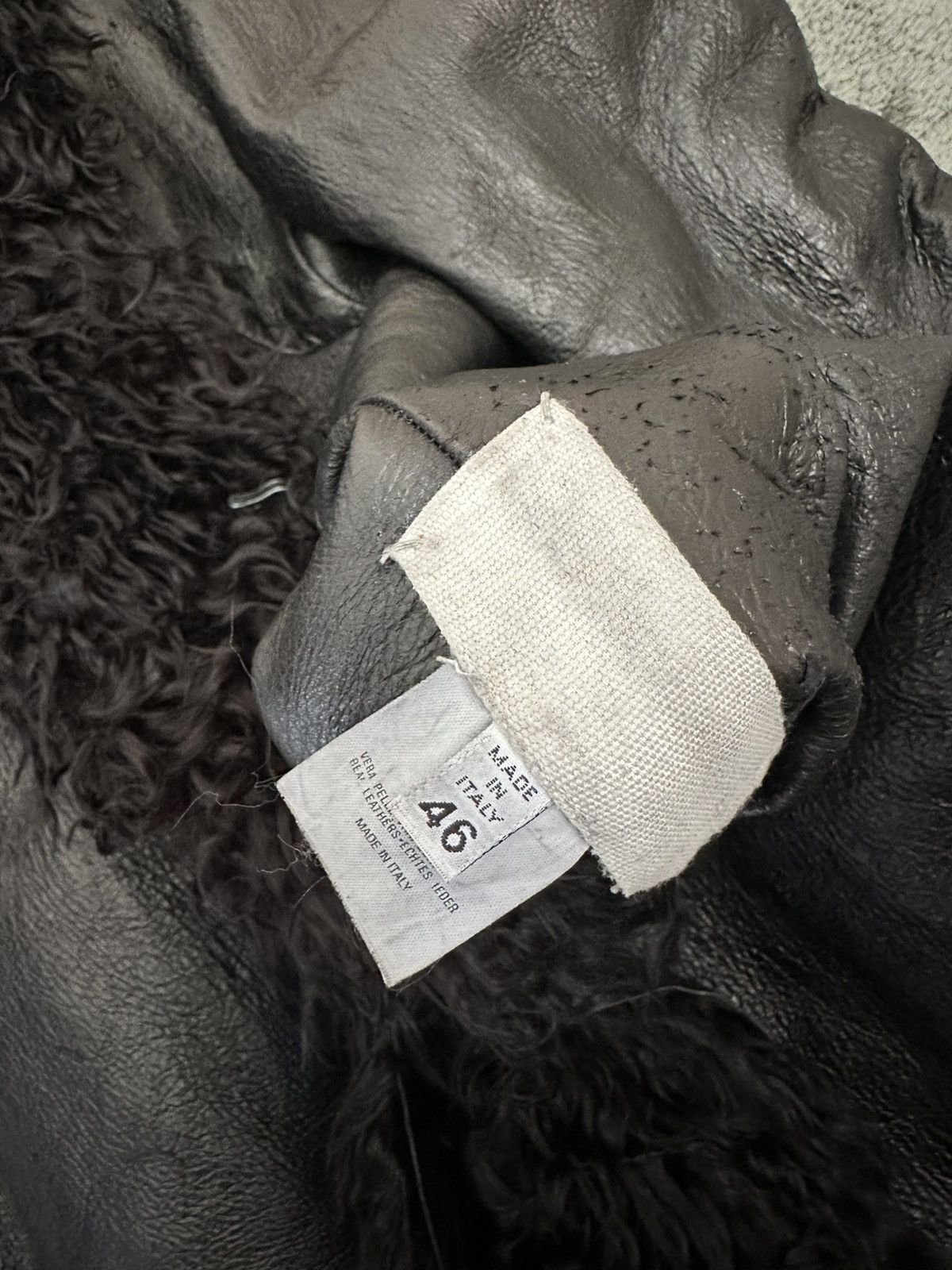Maison Margiela Archive Margiela Fall 1998 AW98 Flat Shearling Coat Vintage Size L / US 10 / IT 46 - 3 Thumbnail