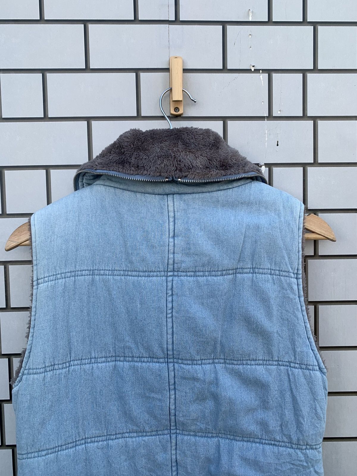 Indigo × Japanese Brand Vintage Japanese Brand Look Jeans Reversible Vest Size US M / EU 48-50 / 2 - 11 Thumbnail