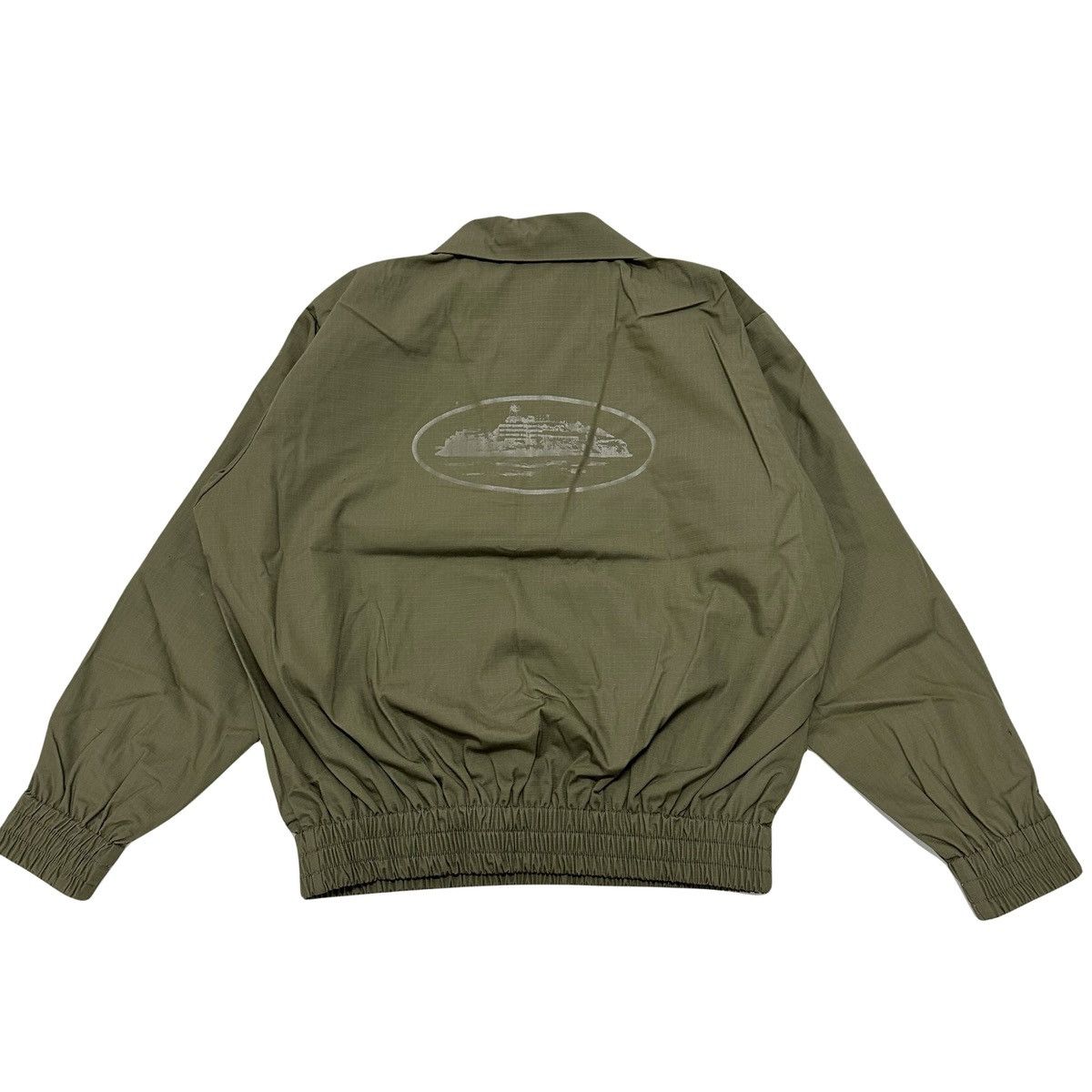 Corteiz Corteiz CRTZ RTW Guerillaz Drilltop khaki Light Jacket Size US M / EU 48-50 / 2 - 2 Thumbnail