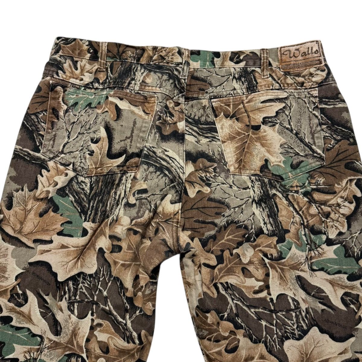 Walls Walls Camouflage Leaves Straight Leg USA Made Pants 39x30 Size US 39 - 3 Thumbnail