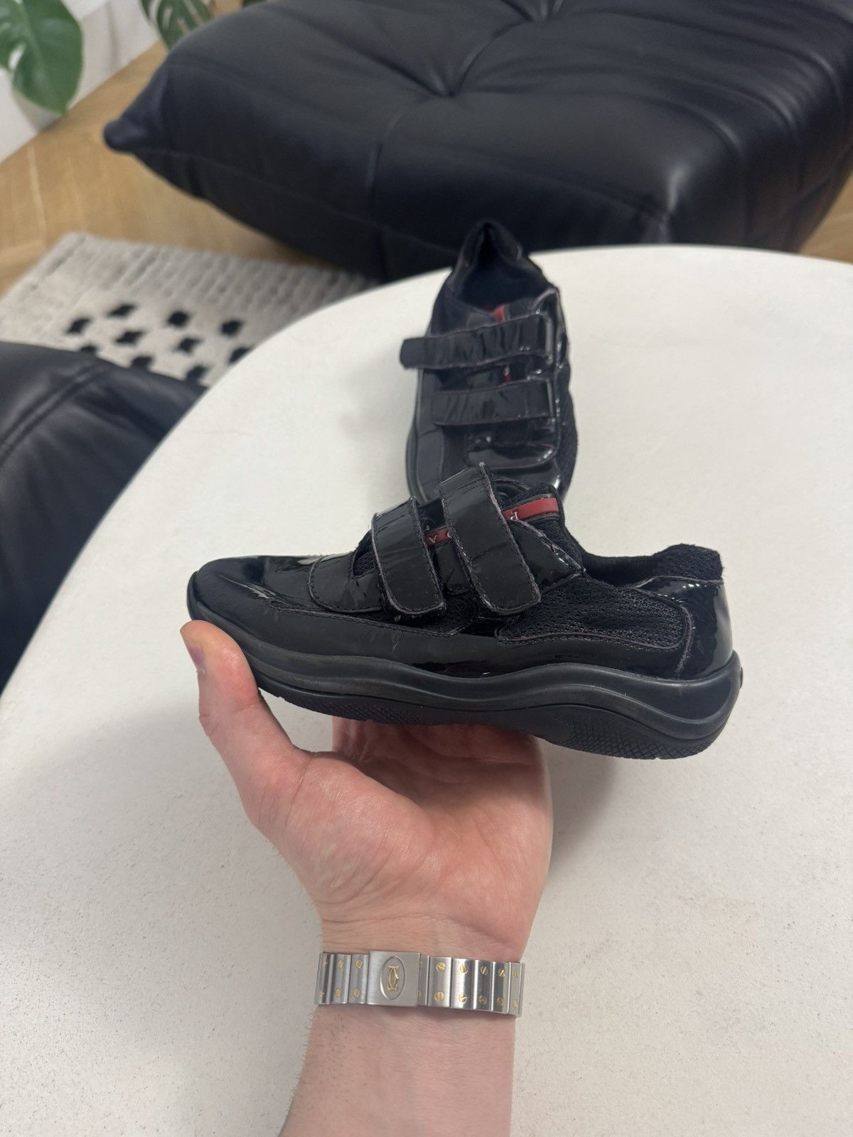 Prada BABY SIZE 29 Prada Vintage Low Sneakers American Cup Luxury Size US 4 / IT 34 - 1 Thumbnail