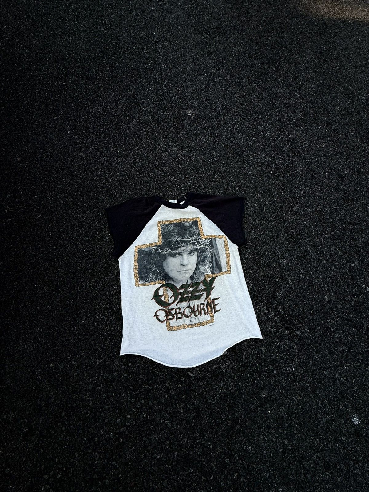 Ozzy Osbourne × Vintage 80’s RARE Ozzy Osbourne Concert tour t shirt 88’-89’ Size US L / EU 52-54 / 3 - 3 Thumbnail