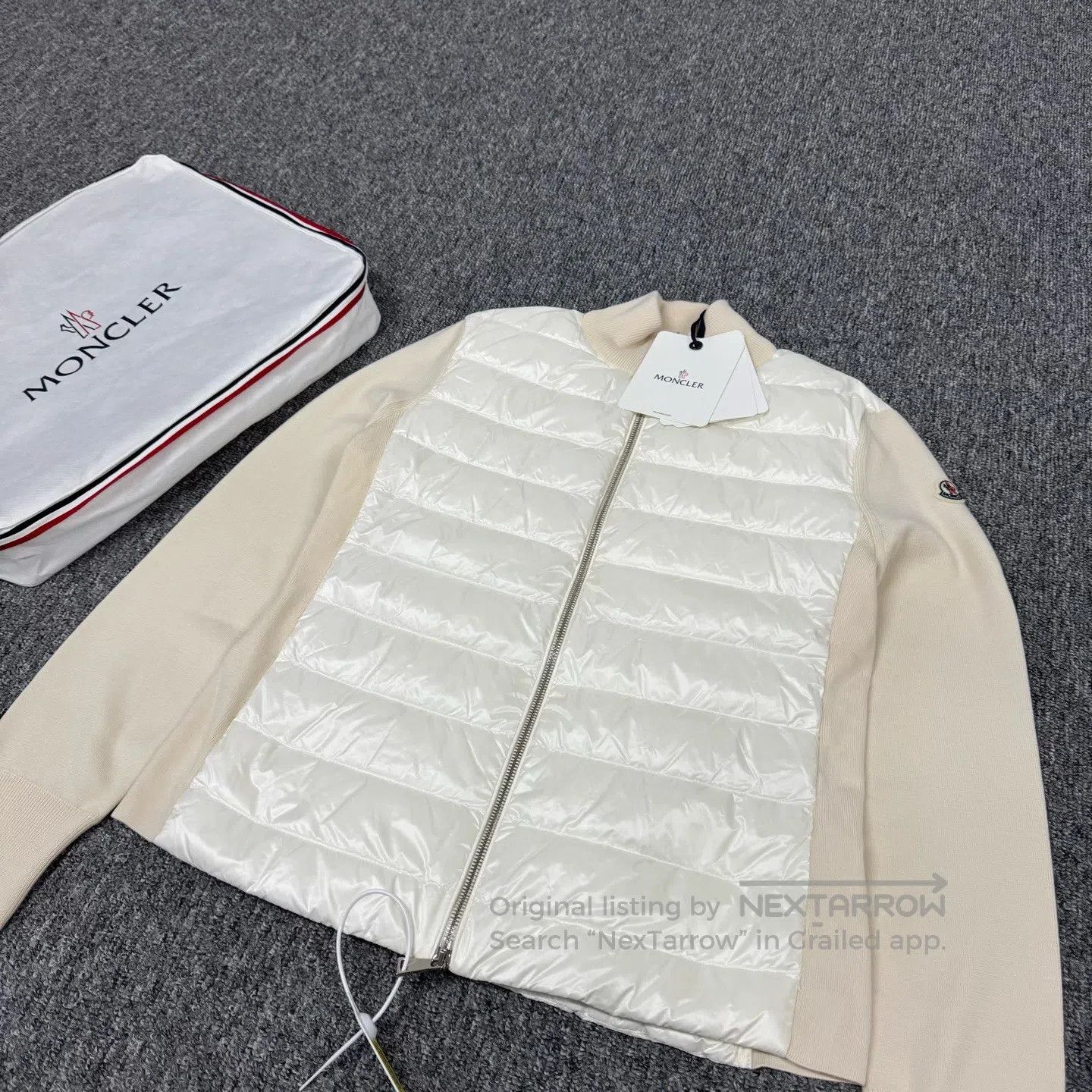 Moncler Moncler Cardigan knit patchwork down jacket coat| Size US S / EU 44-46 / 1 - 3 Thumbnail