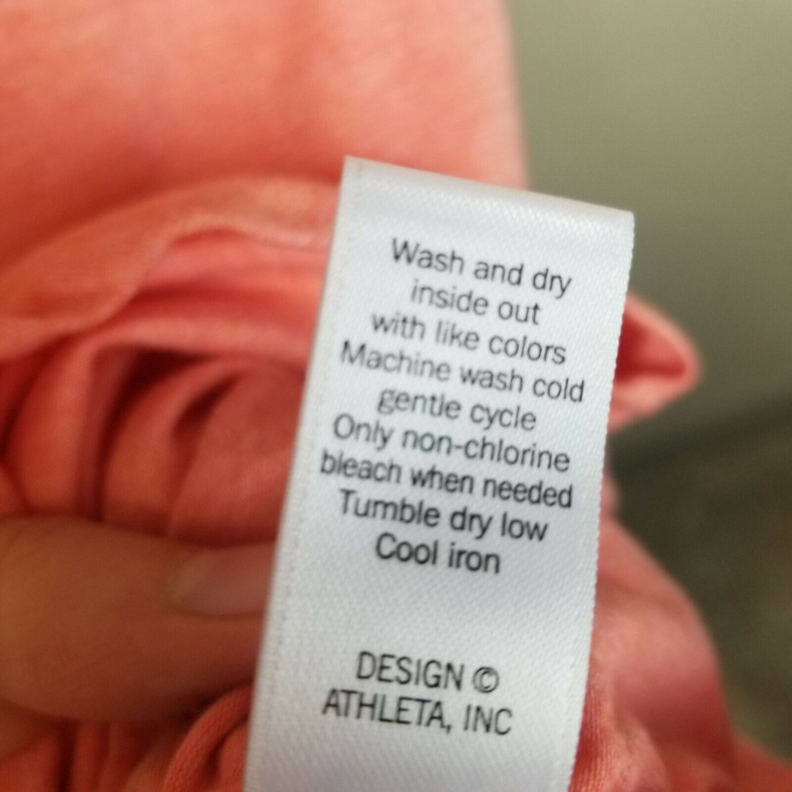 Athleta Athleta Womens Midi Dress Ruched Size M Orange Sporty Active Size M / US 6-8 / IT 42-44 - 7 Thumbnail