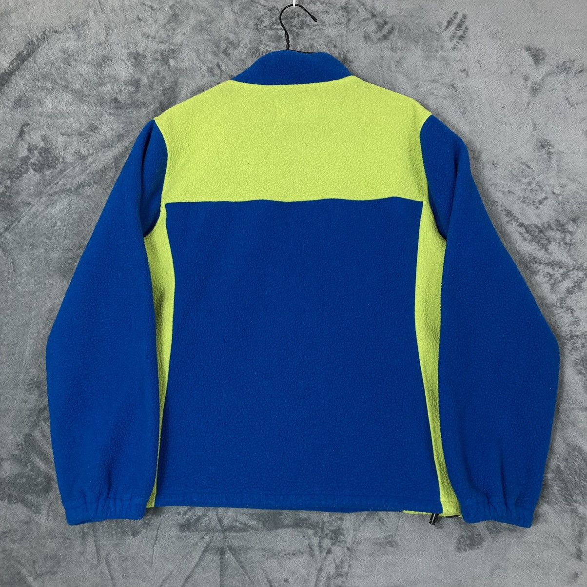 Stussy Crazy Y2K Stussy Diagonal Zipper Colorblock Fleece Jacket Size US S / EU 44-46 / 1 - 7 Thumbnail