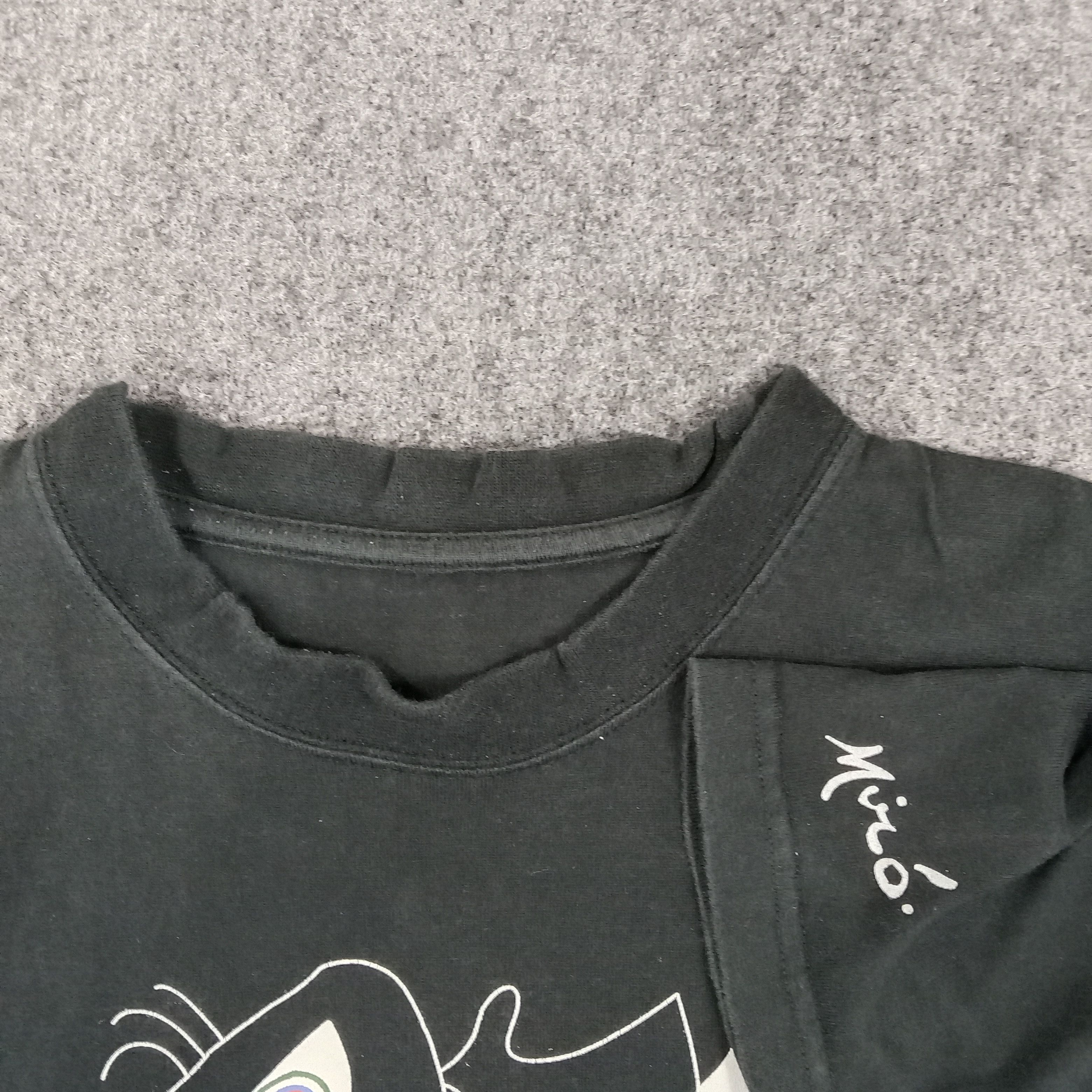 Vintage Joan Miro Designer Spanish Artist Art Tshirt Size US L / EU 52-54 / 3 - 4 Thumbnail