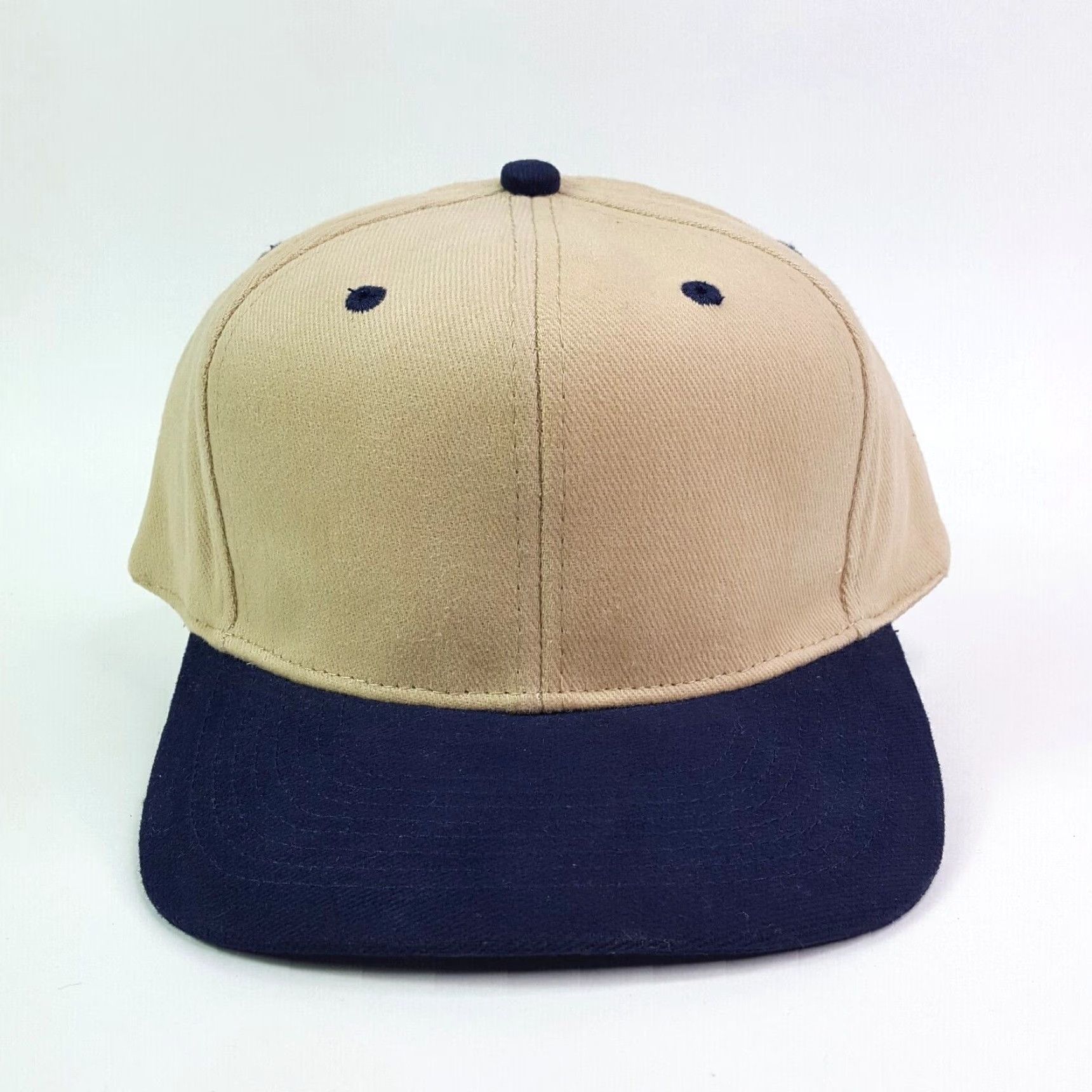 Vintage VINTAGE Otto Beige Twill Hat Baseball Cap Adjustable Strap Trucker 90s Casual Mens Sports Blue History 90s USA Size ONE SIZE - 2 Thumbnail