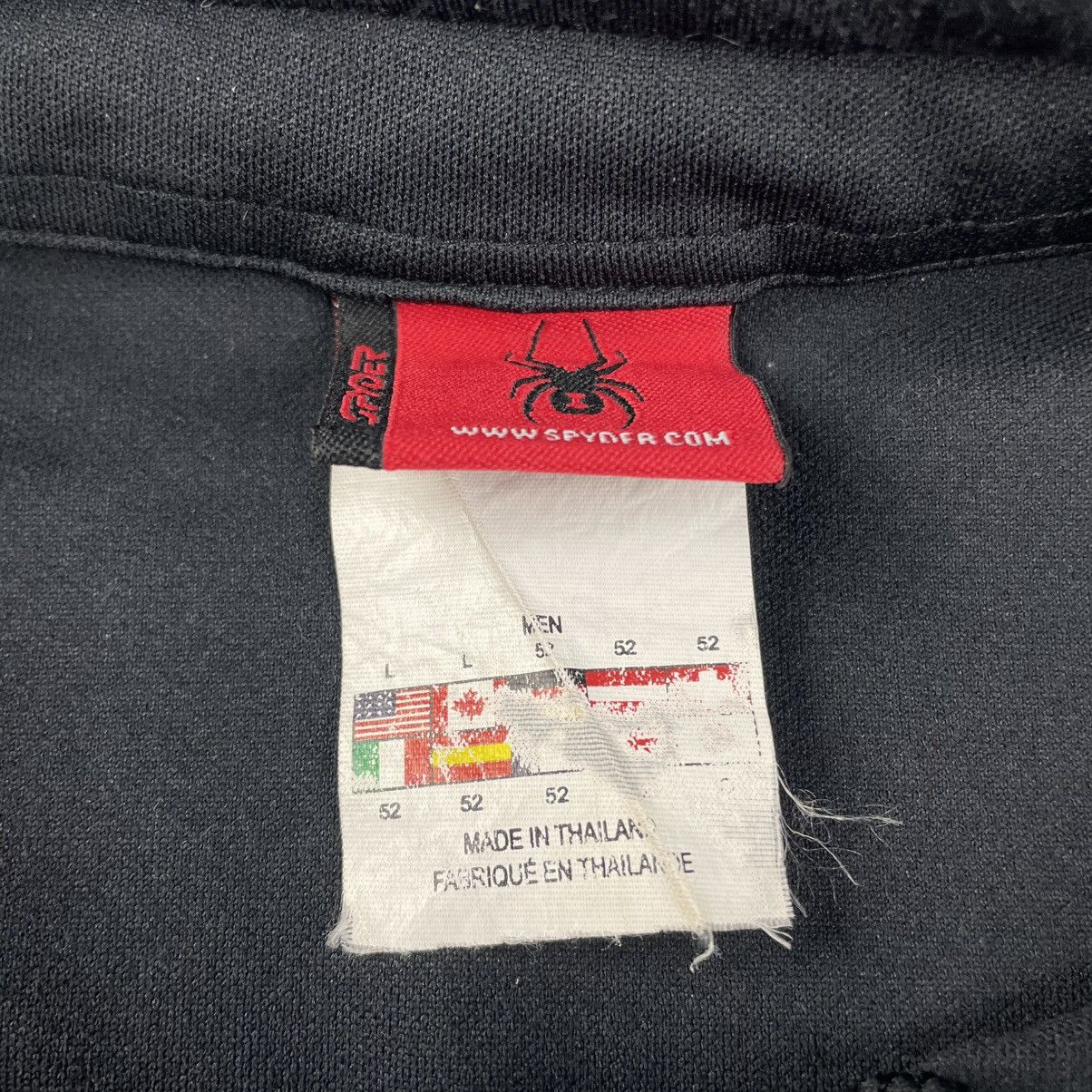 Spyder × Supreme VTG 90s Spyder Sweatshirt Black Spider Web 1/4 Zip Pullover Size US L / EU 52-54 / 3 - 10 Thumbnail
