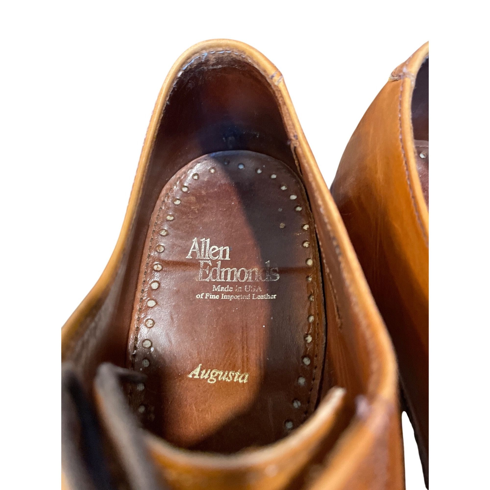 Allen Edmonds Allen Edmonds Augusta mens USA VTg brown leather oxford dre Size US 8.5 / EU 41-42 - 9 Thumbnail