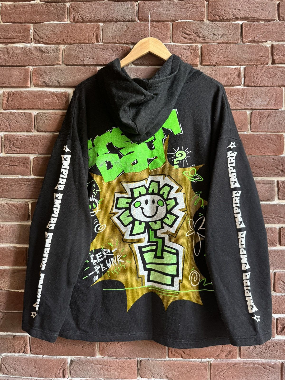 Vintage Very Rare Vintage 90s Green Day Insomniac Punk Band hoodie Size US XL / EU 56 / 4 - 2 Thumbnail