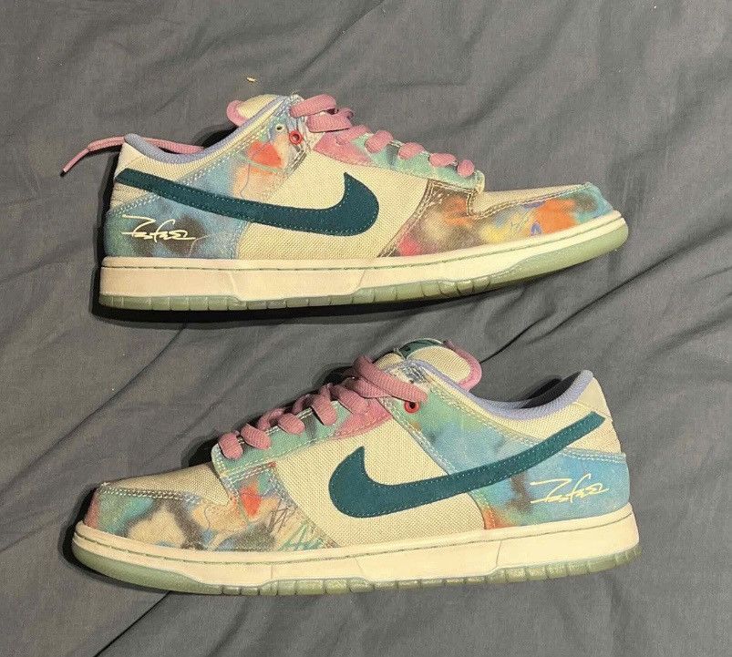 Nike Nike SB Dunk Low Futura Laboratories Bleached Size US 12.5 / EU 45-46 - 7 Thumbnail