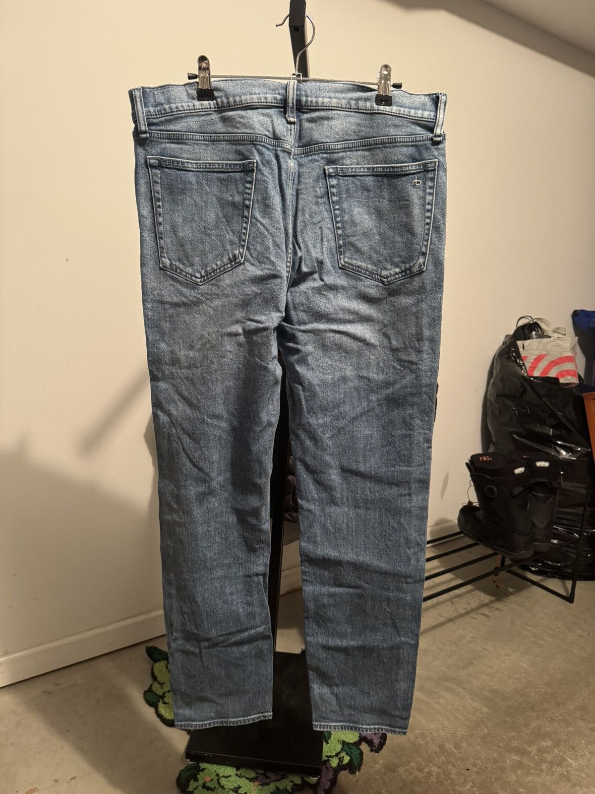 Rag & Bone Rag & Bone Grey Denim Jeans (Fit 2 Slim) Size US 33 - 2 Thumbnail