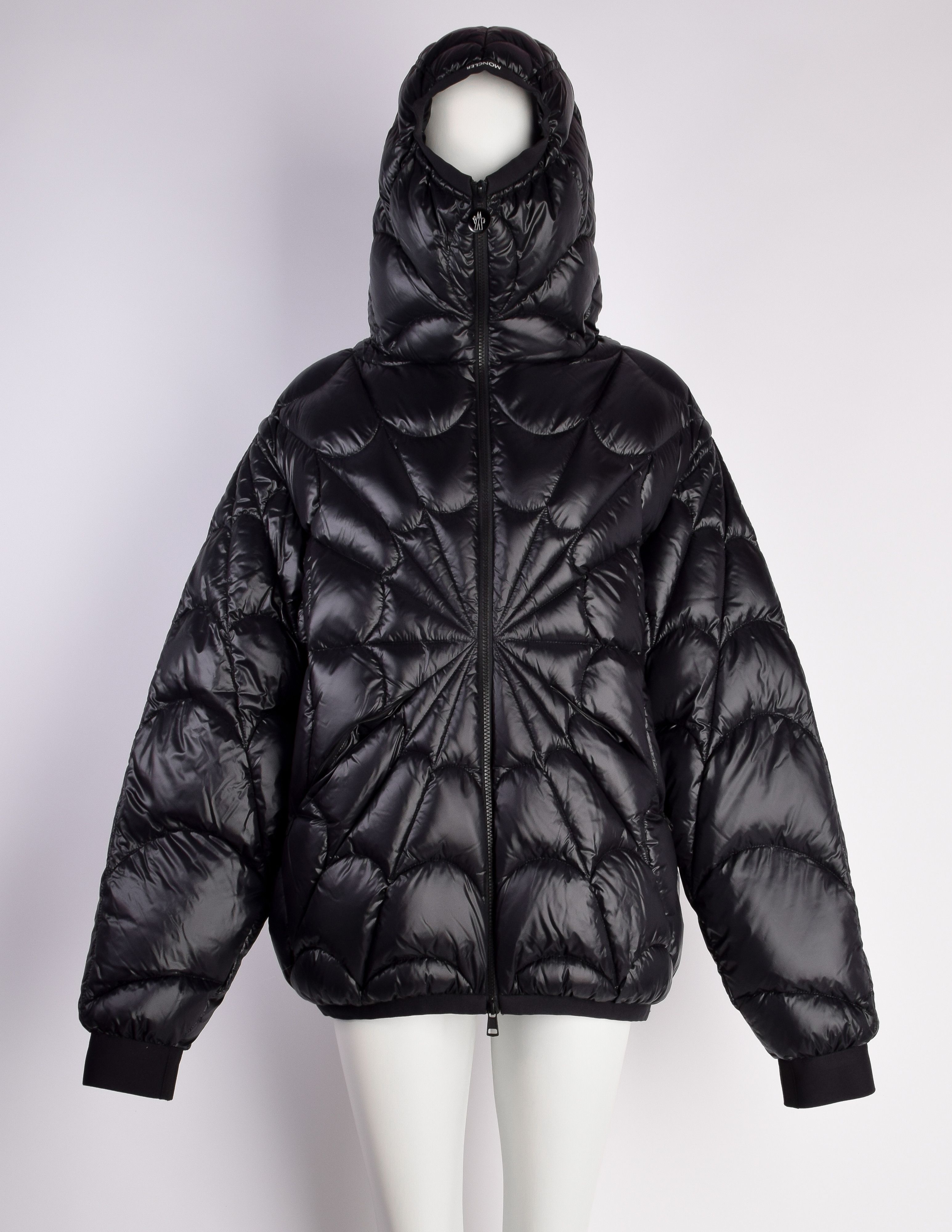 image of Moncler X Spider-Man Violier Down Jacket / New / Marvel / in Black, Men's (Size XL)