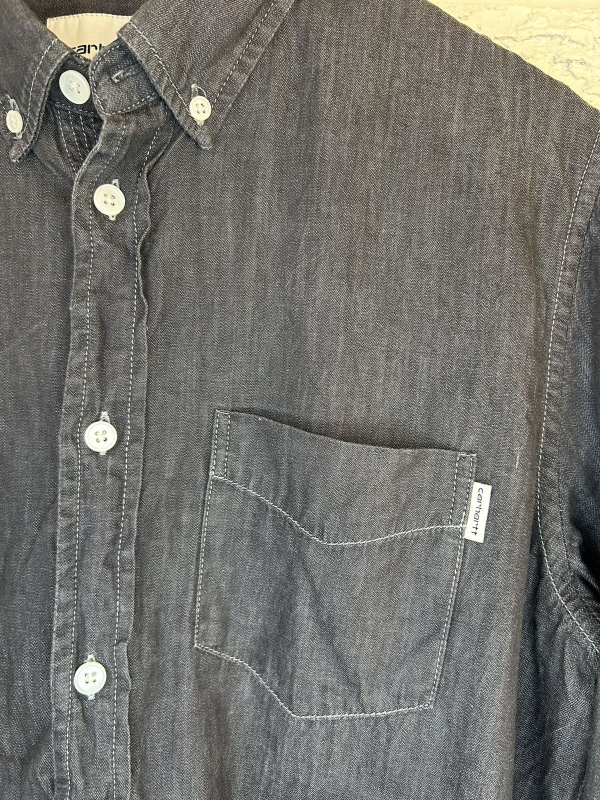 Carhartt Carhartt Work In Progress Button Up L/S Morton Shirt Size US L / EU 52-54 / 3 - 2 Thumbnail