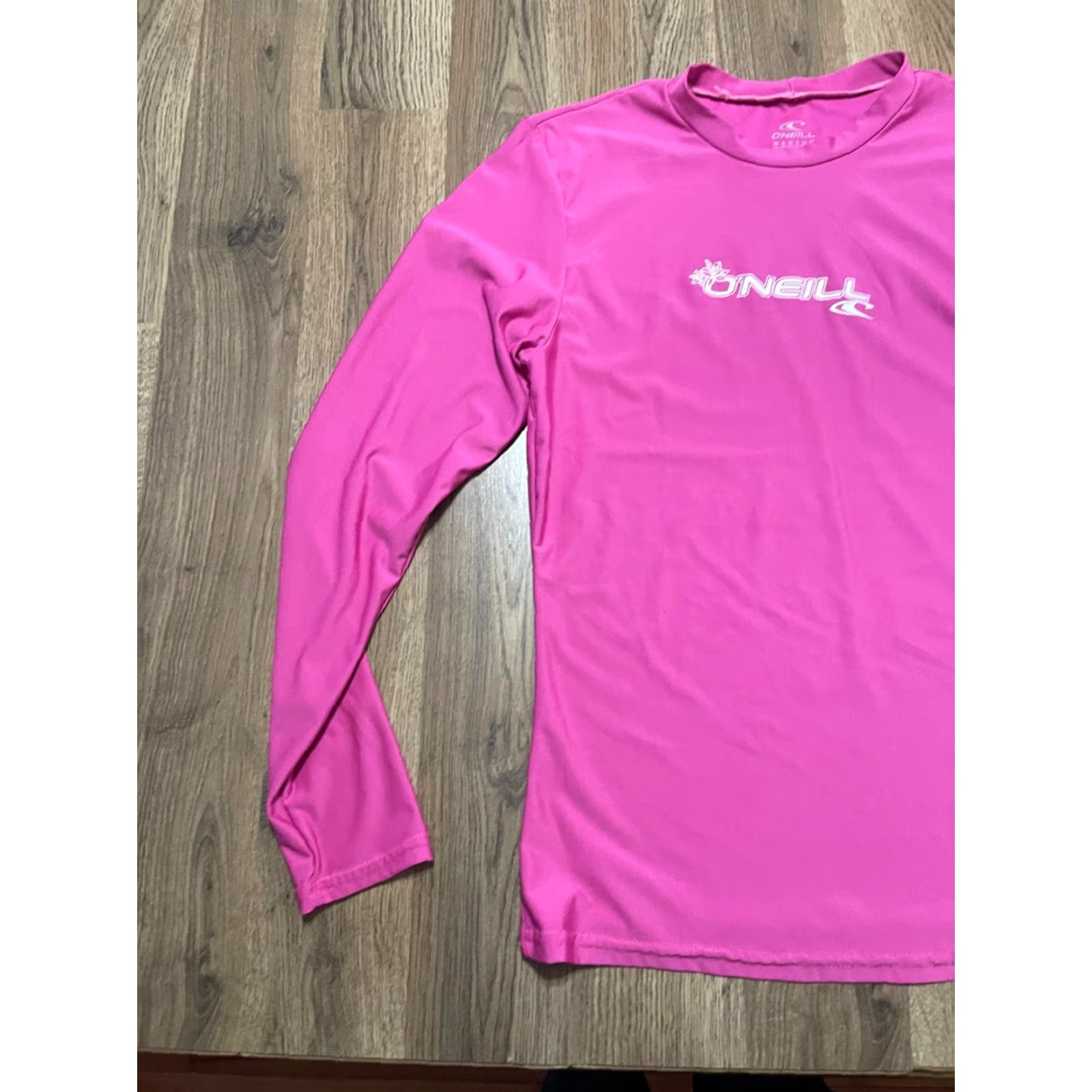O'Neill O'Neill Shirt Womens Medium Pink Long Sleeve Logo Shirt Size M / US 6-8 / IT 42-44 - 3 Thumbnail