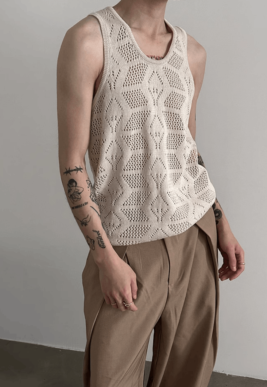 Other Men’s Retro hollow knitted vest Size US M / EU 48-50 / 2 - 1 Thumbnail