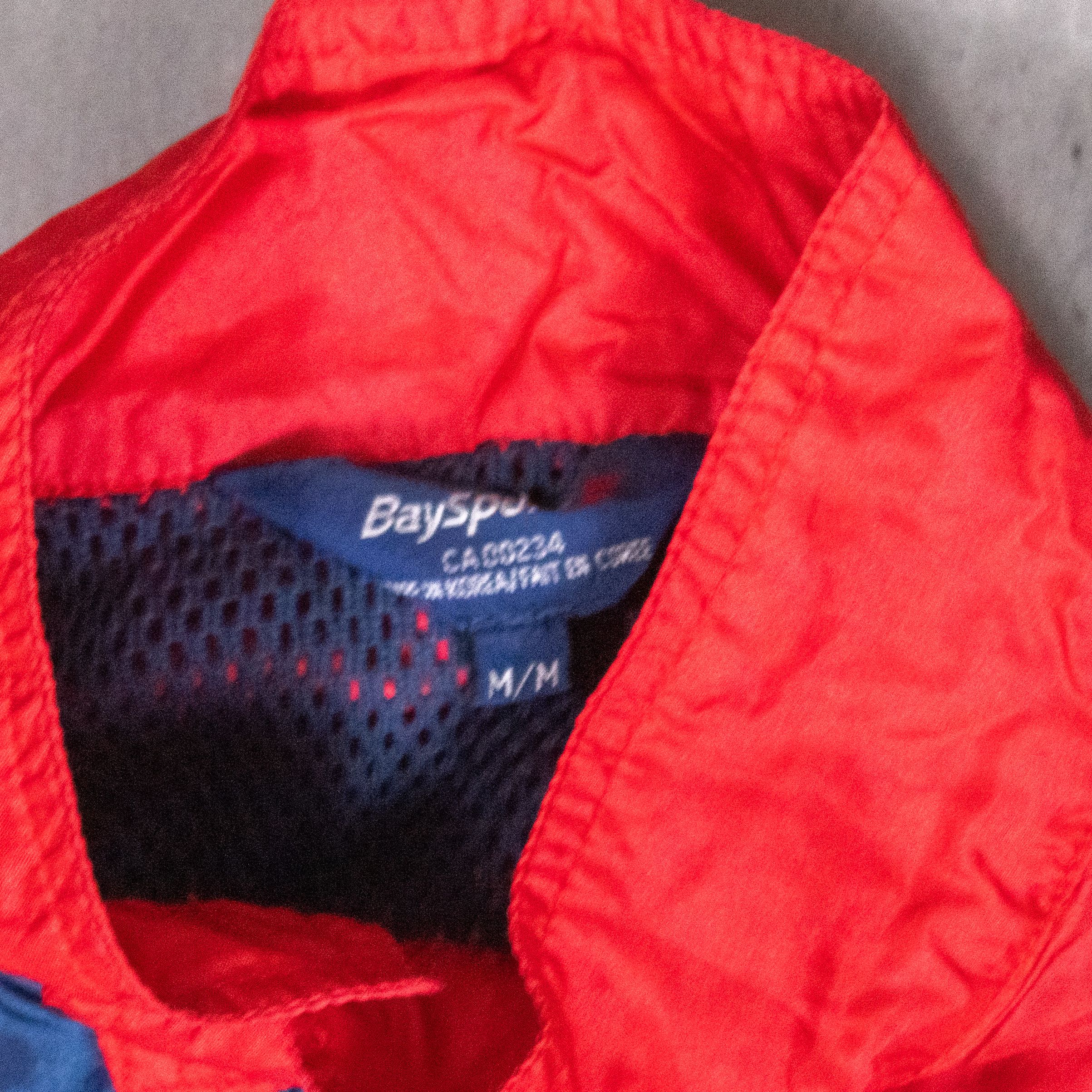 Vintage Vintage 1990's Baysport U.S.A Bloke Style Windbreaker Jacket Size US M / EU 48-50 / 2 - 7 Thumbnail