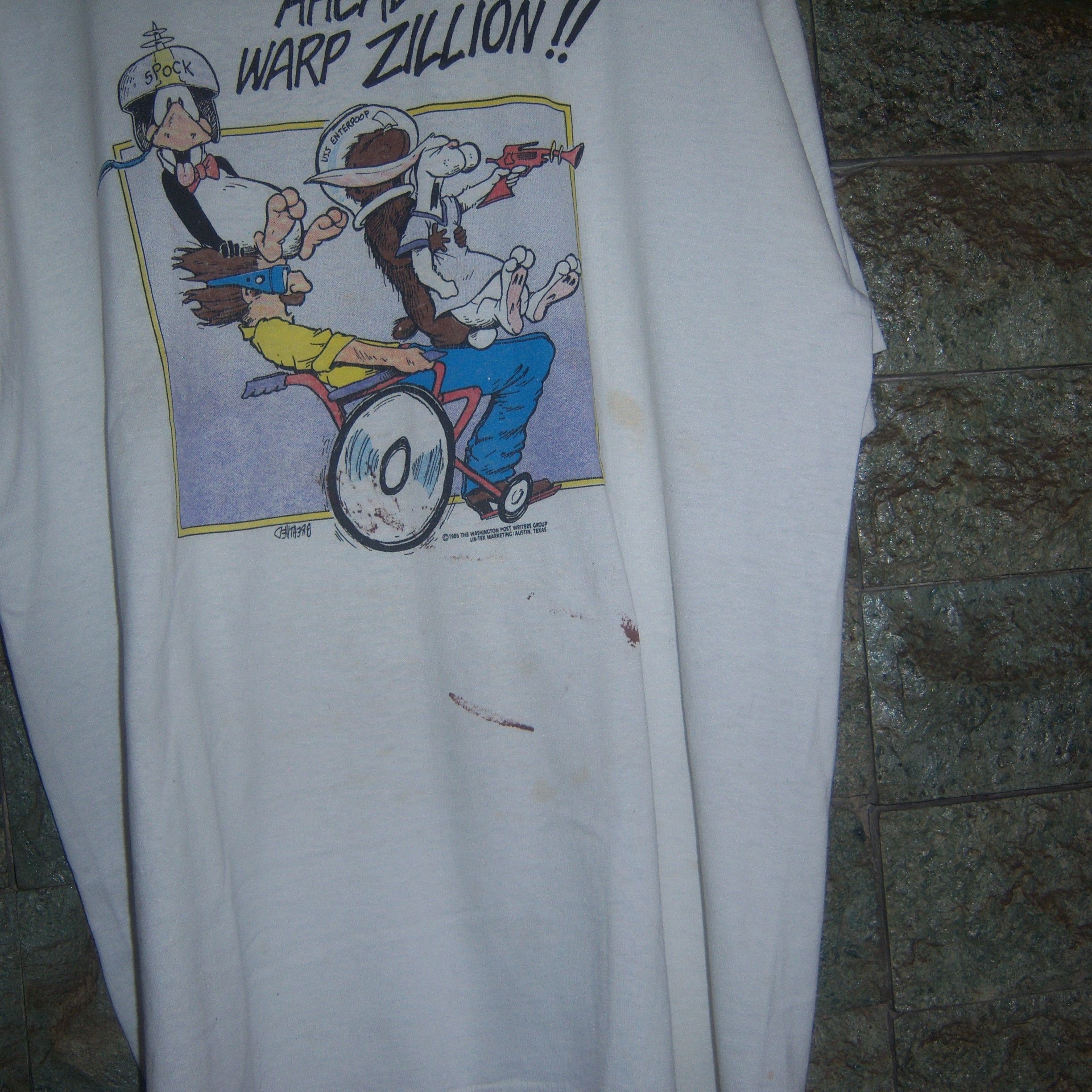 Vintage 1986 Bloom County T shirt Berkeley Breathed Size US M / EU 48-50 / 2 - 4 Thumbnail