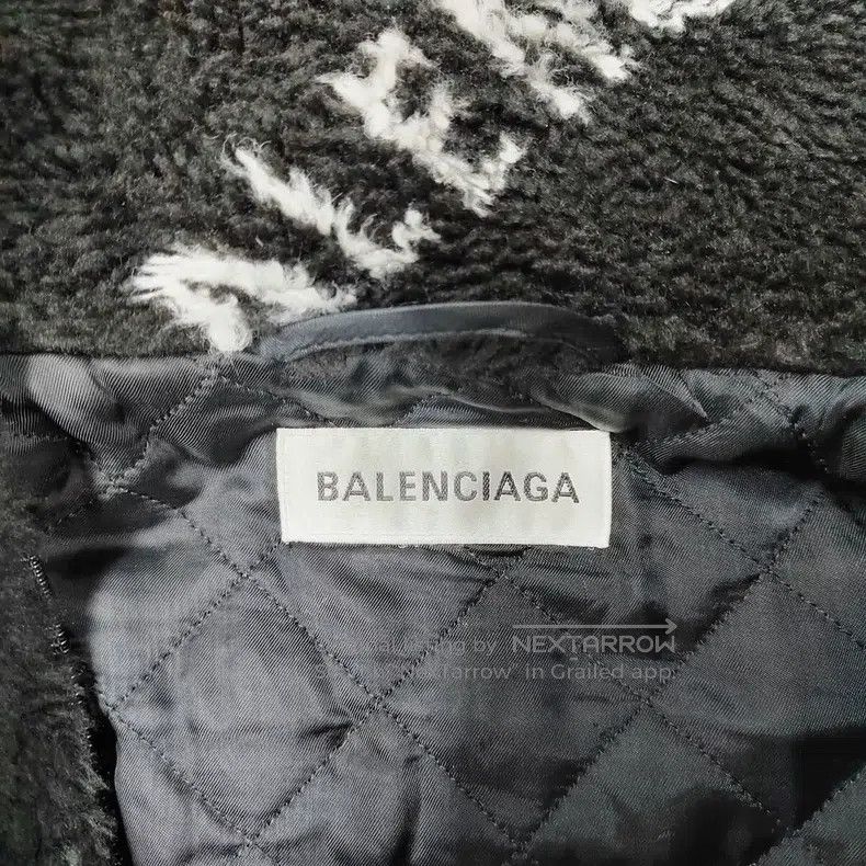 Balenciaga Balenciaga Cotton Teddy Jacket with Logo Print Size XS / US 0-2 / IT 36-38 - 3 Thumbnail