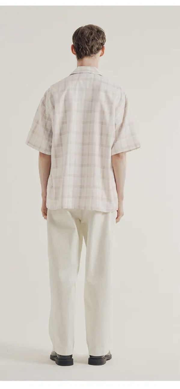 Beams Plus BESLOW Open Collar Check Half Sleeve Shirt Beige Check Size US L / EU 52-54 / 3 - 11 Thumbnail