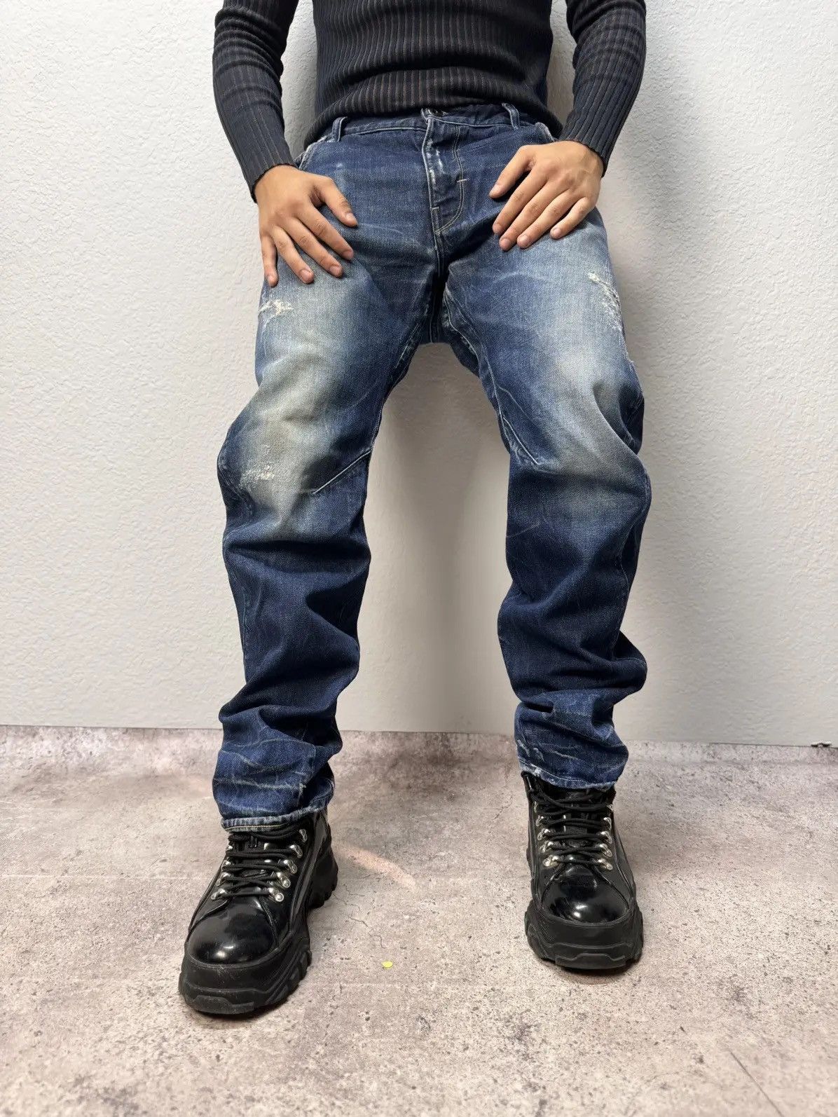 14th Addiction × Japanese Brand × Le Grande Bleu (L.G.B.) Junya Watanabe Style G Star raw Bondage GOA cargo pants Size US 32 / EU 48 - 1 Thumbnail