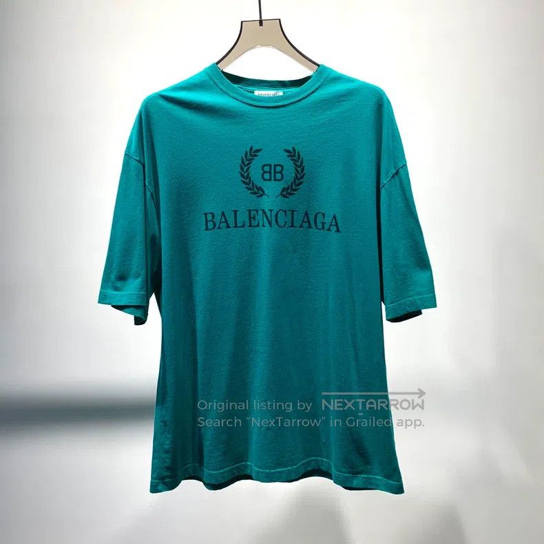 Balenciaga Balenciaga Logo Letter Print Short Sleeve T-Shirt Size US S / EU 44-46 / 1 - 1 Thumbnail