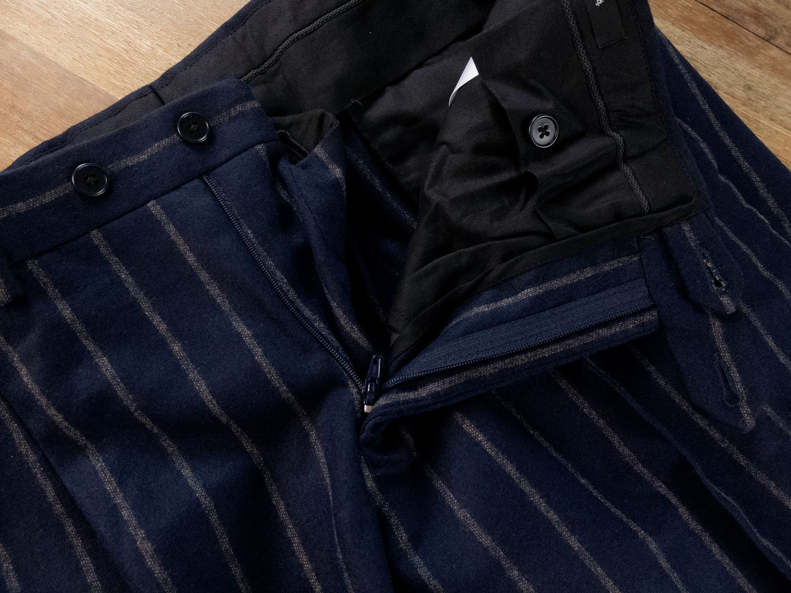 SARTORIO Napoli by Kiton navy blue wool cashmere suit 44 54