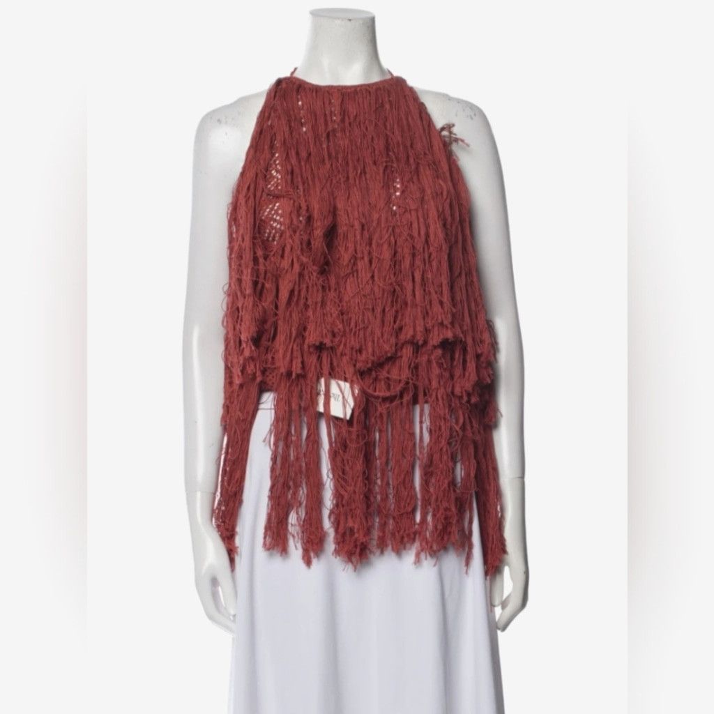 Altuzarra Altuzarra Knit Shirt or Dress in Rust Size L / US 10 / IT 46 - 1 Thumbnail