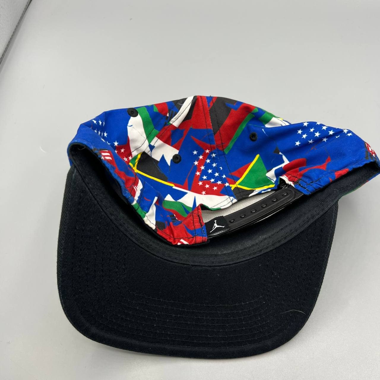 Jordan Brand Air Jordan Hat Men Black Worldwide Jumpman Snap Back Cap Size ONE SIZE - 4 Thumbnail