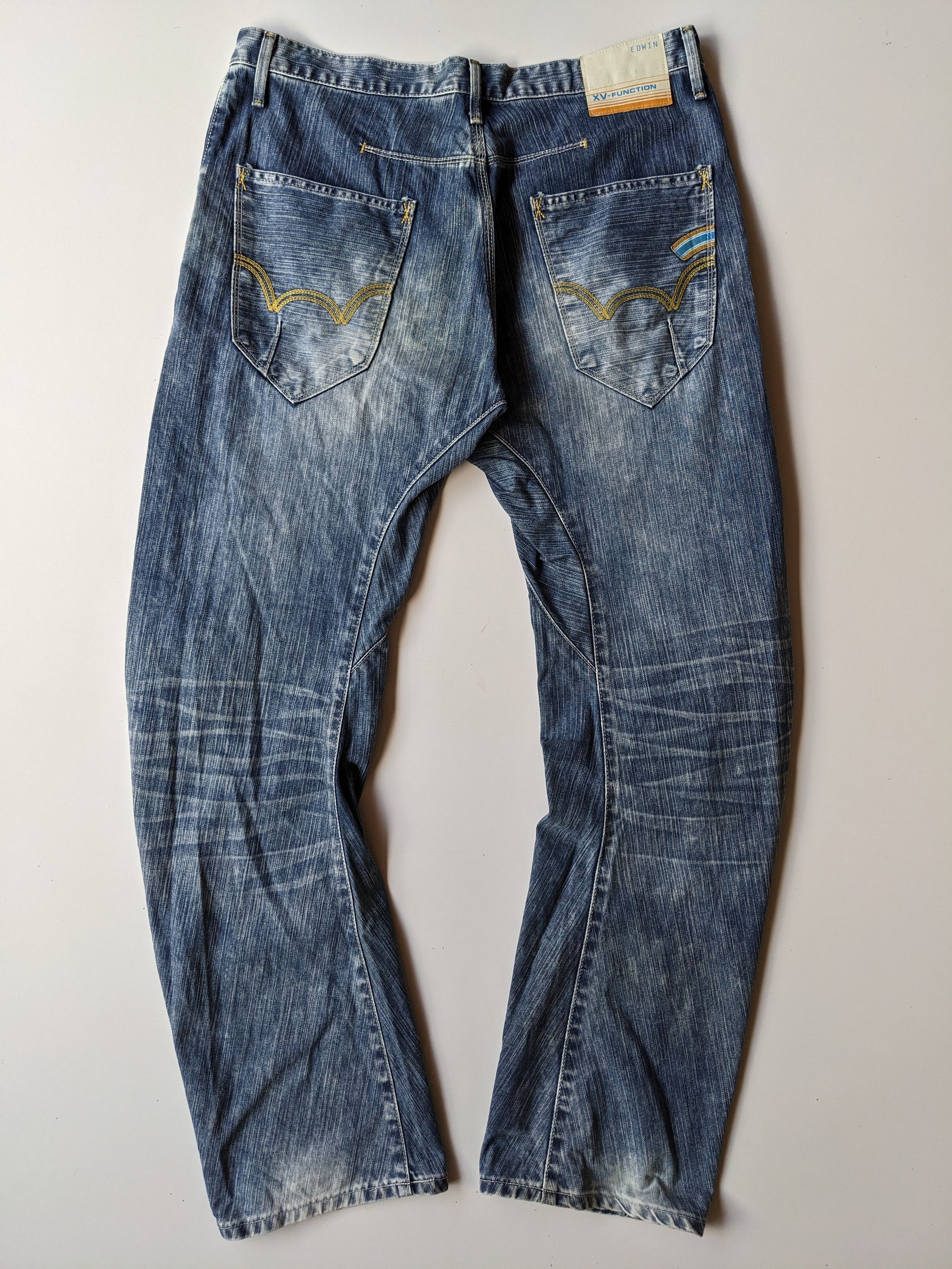 Edwin EDWIN XV Function curve faded jeans Size US 35 - 2 Thumbnail