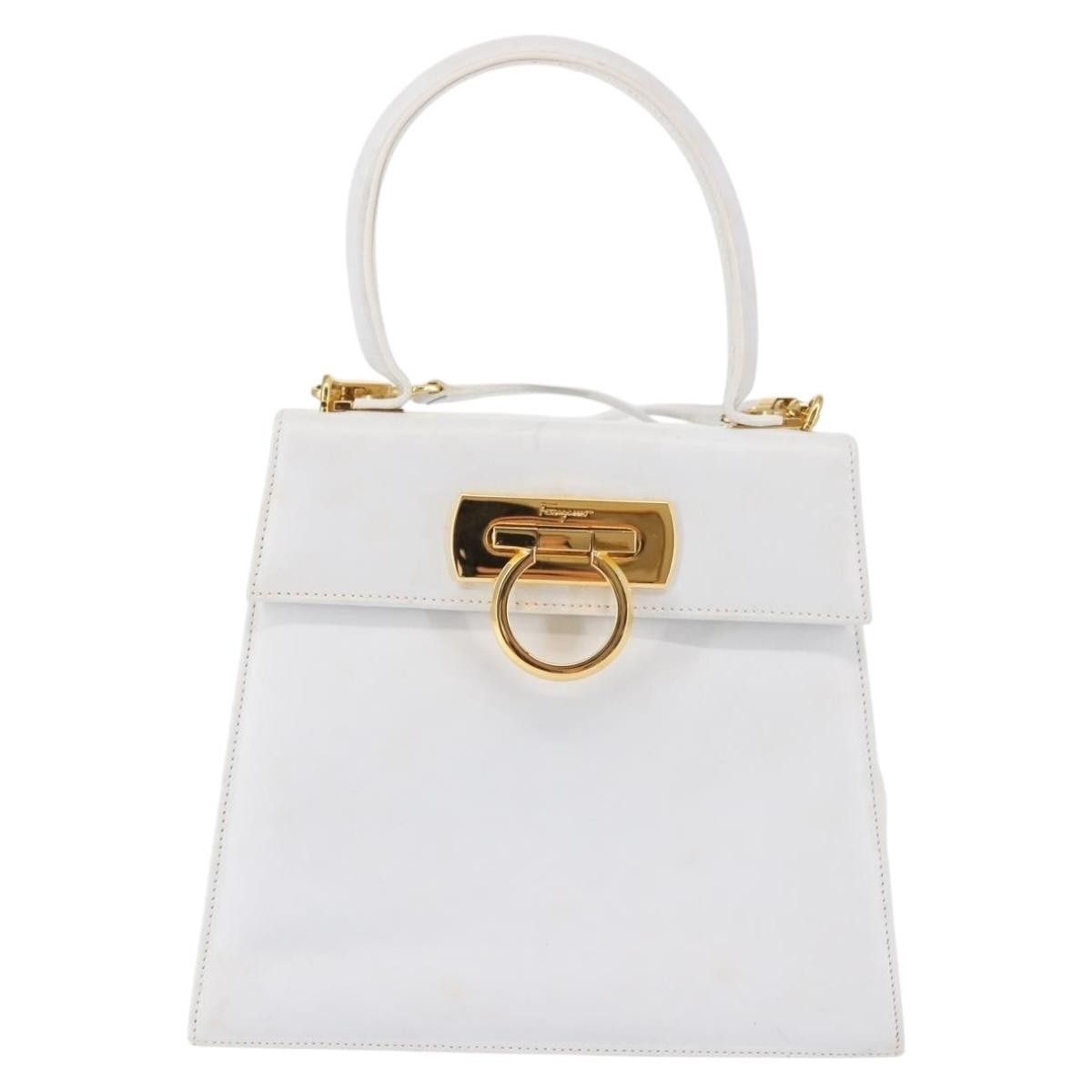 Salvatore Ferragamo Salvatore Ferragamo Gancini Convertible Top Handle Bag Leather Size ONE SIZE - 1 Thumbnail