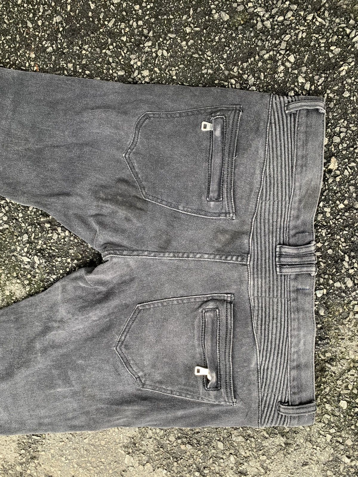 Other Distressed 8IGHTH/DSTRKT Multizipper Biker Streching Denim Size US 37 - 15 Thumbnail