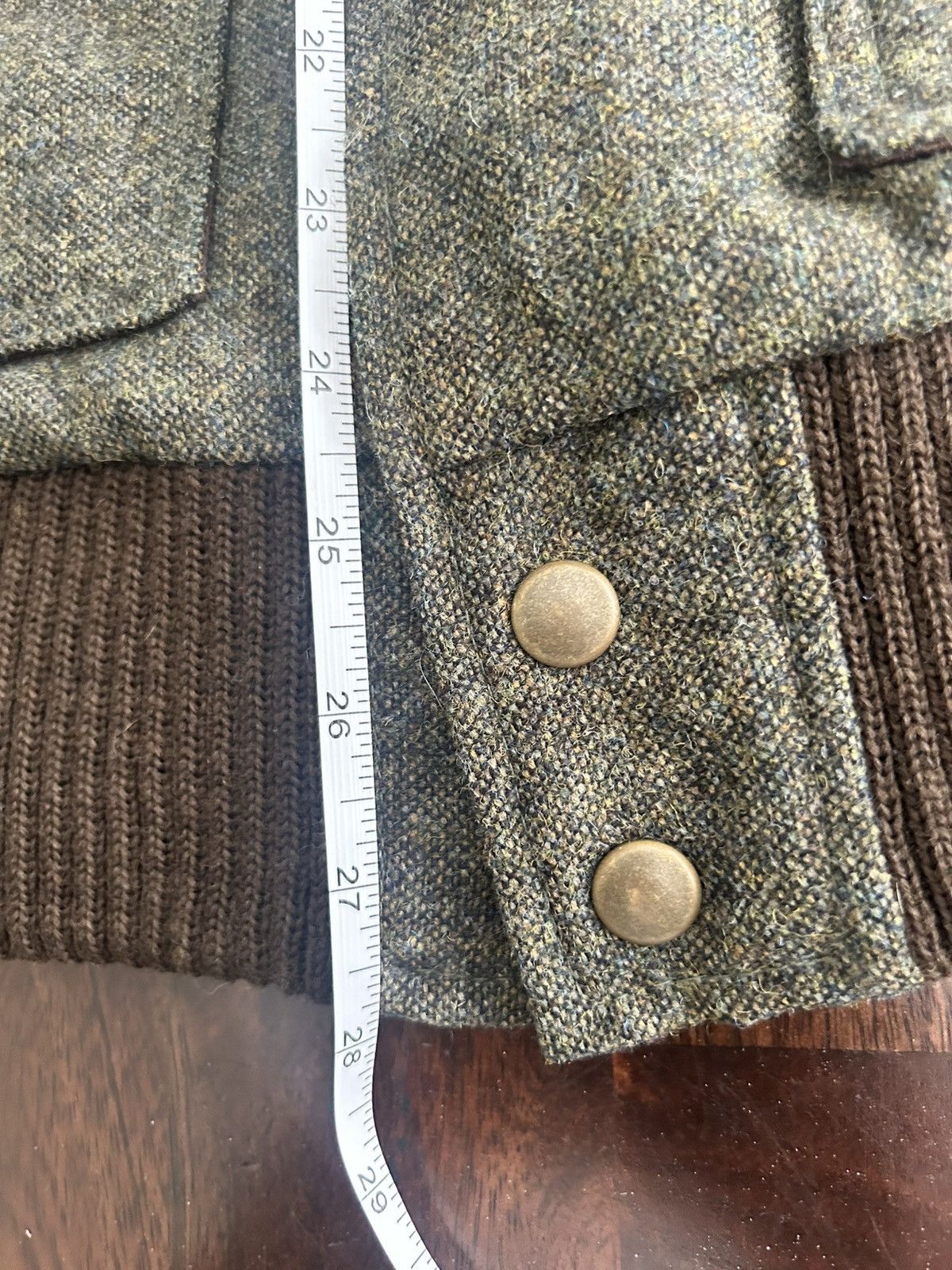 Dehen 1920 Dehen Winston Tweed Flight Jacket Size Large Size US L / EU 52-54 / 3 - 3 Thumbnail