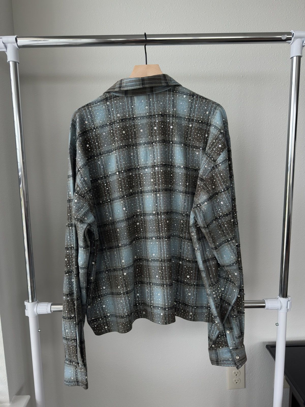 Vale Vale Ocean Flannel Rhinestone Turquoise Size US XXL / EU 58 / 5 - 2 Thumbnail