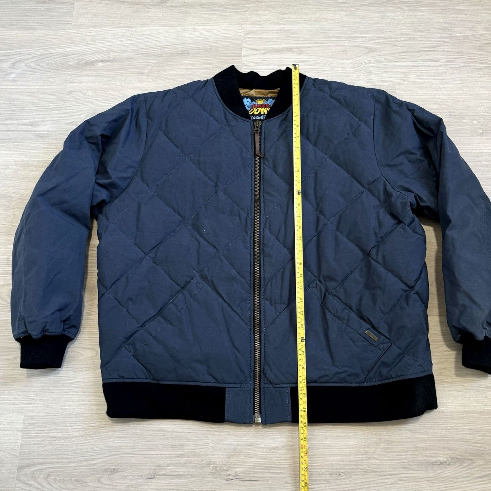 Eddie Bauer Eddie Bauer Men’s 1936 Skyliner Model Quilted Down Bomber Jacket Navy Blue 2XL Size US XXL / EU 58 / 5 - 3 Thumbnail