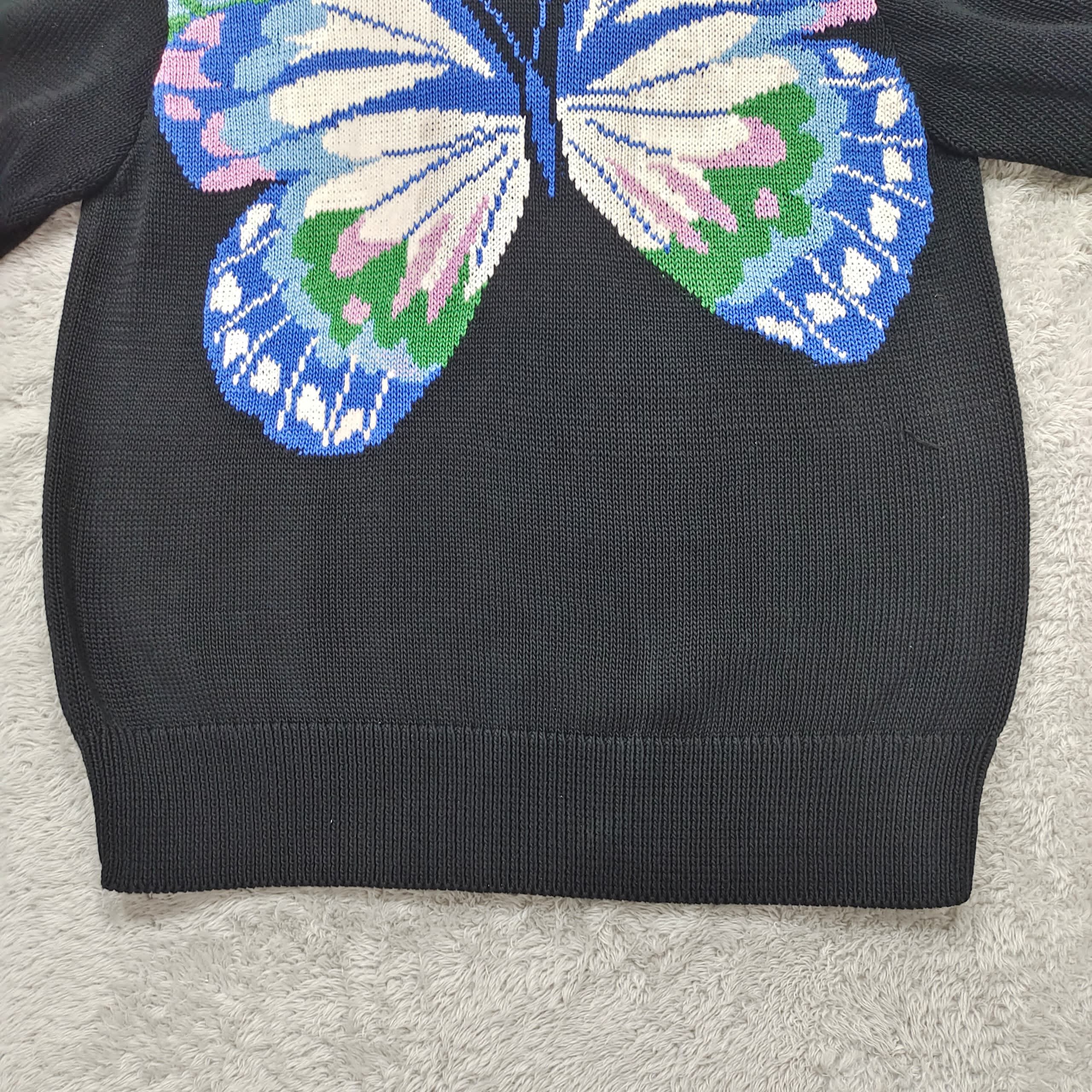 Hanae Mori VINTAGE HANAE MORI SOFT SPORT SHORT SLEEVE KNITTED SWEATER Size M / US 6-8 / IT 42-44 - 5 Thumbnail