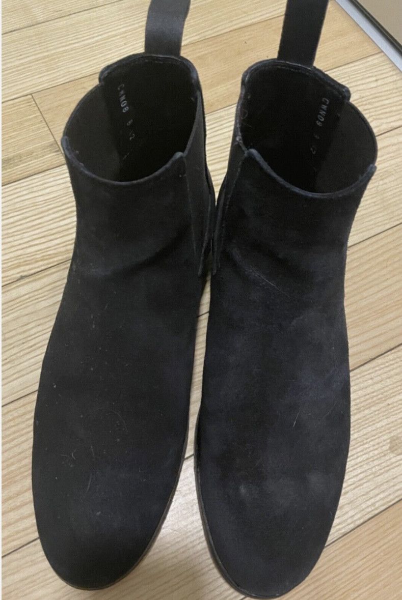 Paul Smith Paul Smith Men's Black Suede 'Crown' Chelsea Boots, Size US 9 / EU 42 - 3 Thumbnail