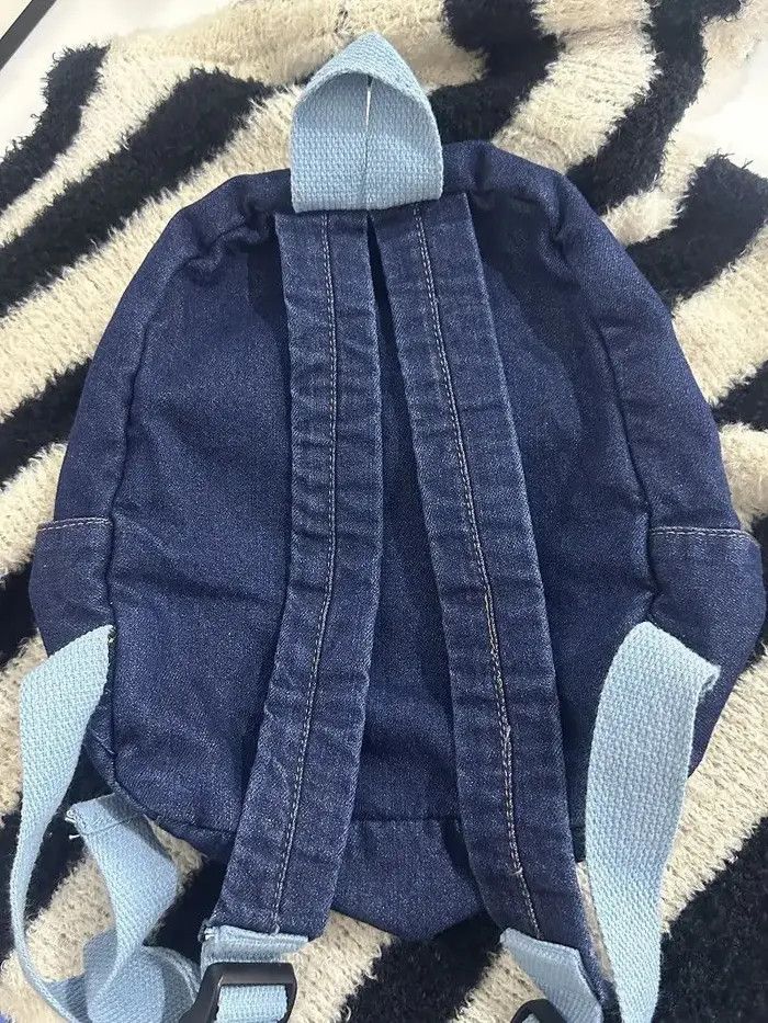 Japanese Brand Denim Classic Simple Backpack Size ONE SIZE - 2 Thumbnail